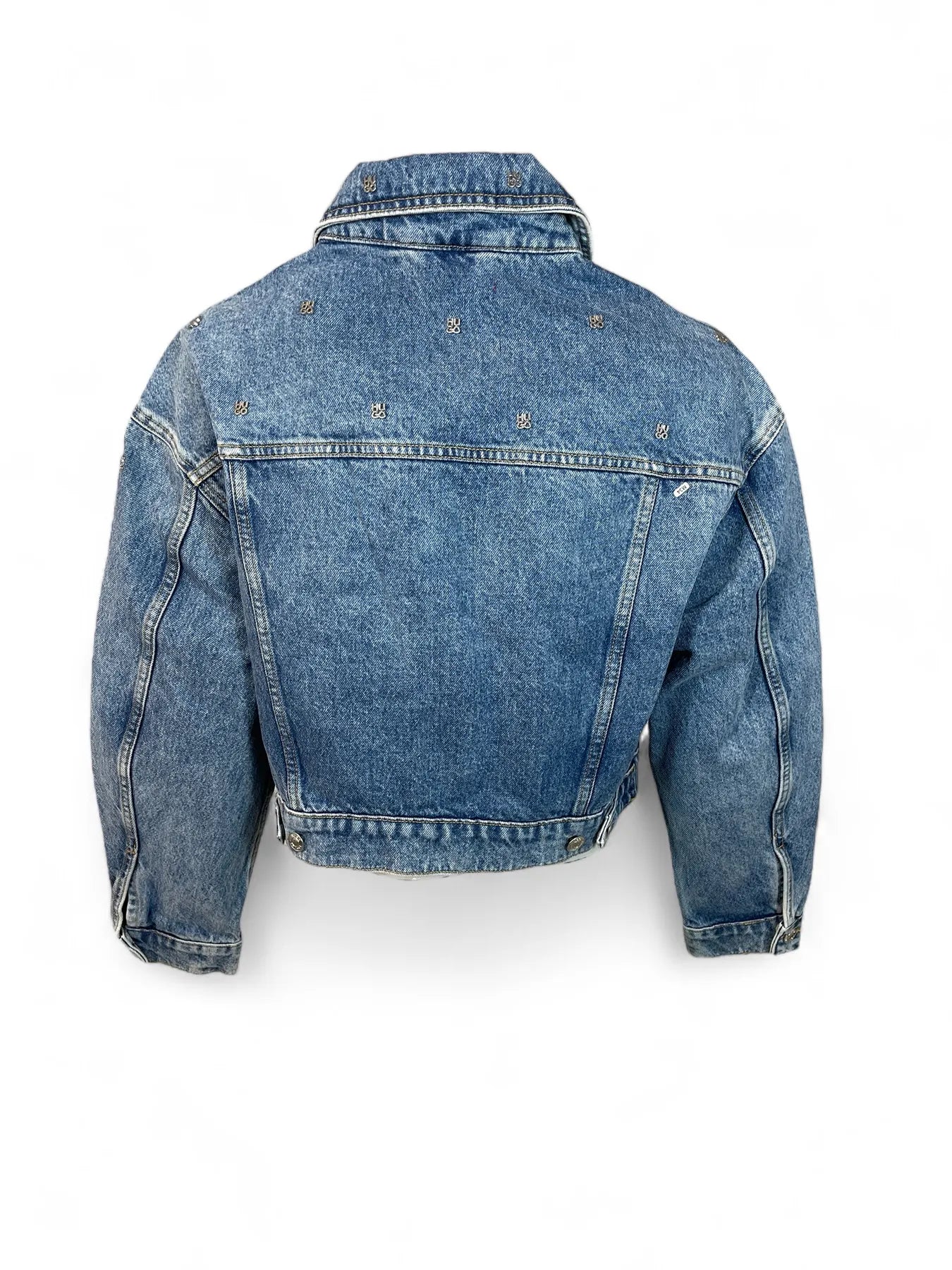 HUGO
50527865 Gisolia 10266024 01Trucker-Jacke in Cropped-Länge Medium Blue