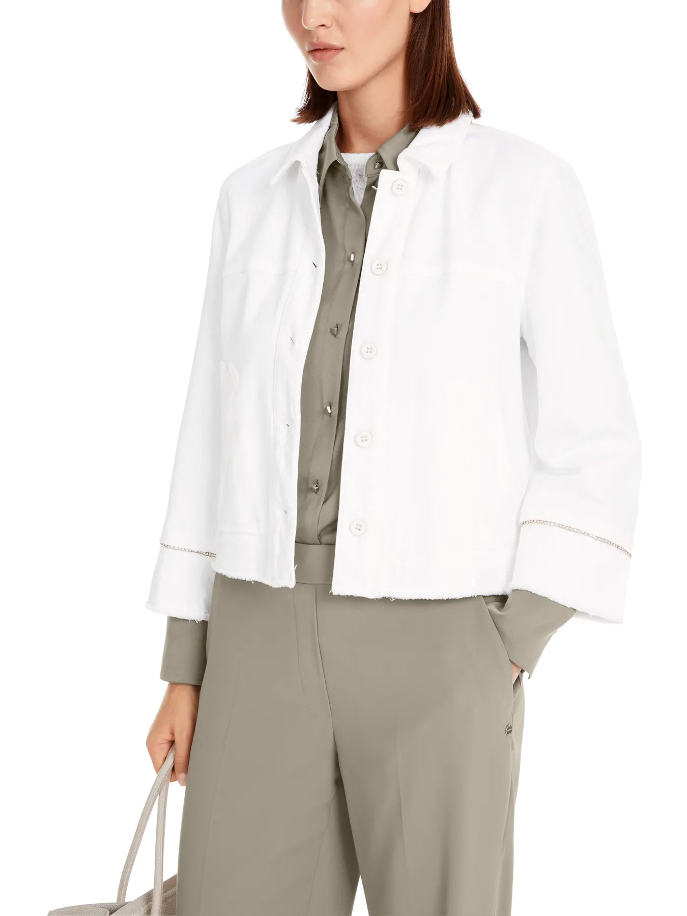 MARC CAIN YC 31.11 D81 Jeansjacke Rethink Together off-white