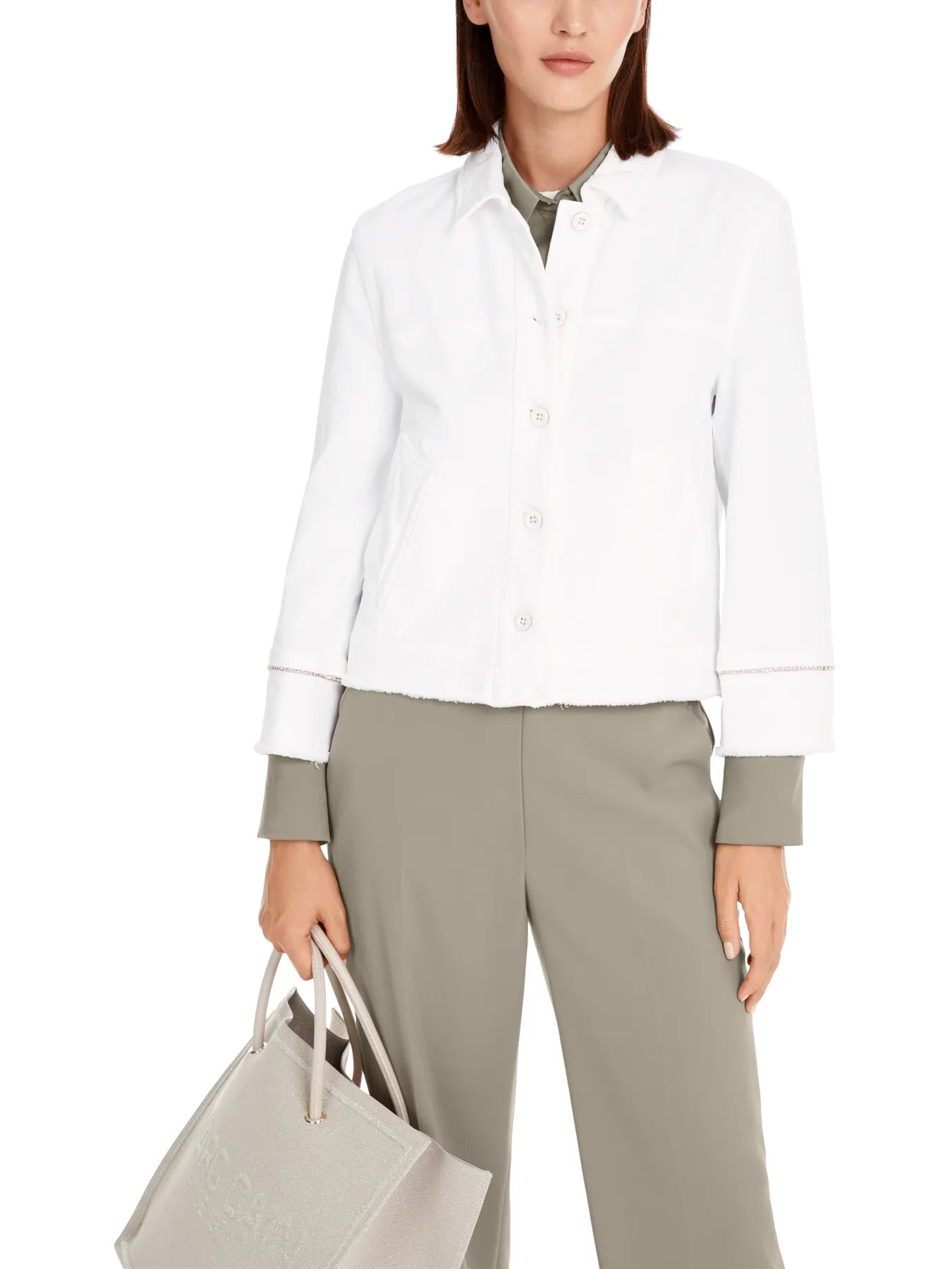 MARC CAIN YC 31.11 D81 Jeansjacke Rethink Together off-white