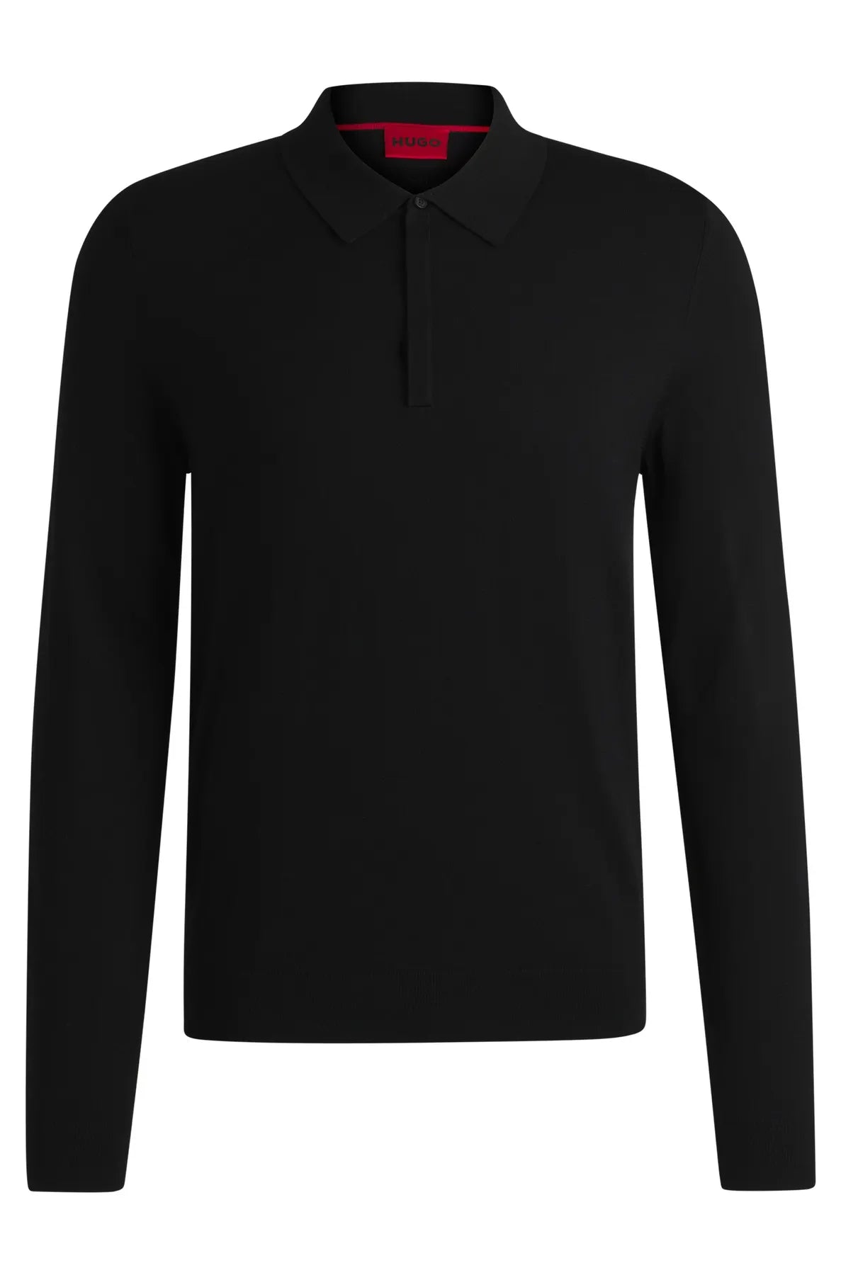 HUGO 50532050 San Pippo-CV
Herren Polopullover aus Strick mit verdeckter Knopfleiste