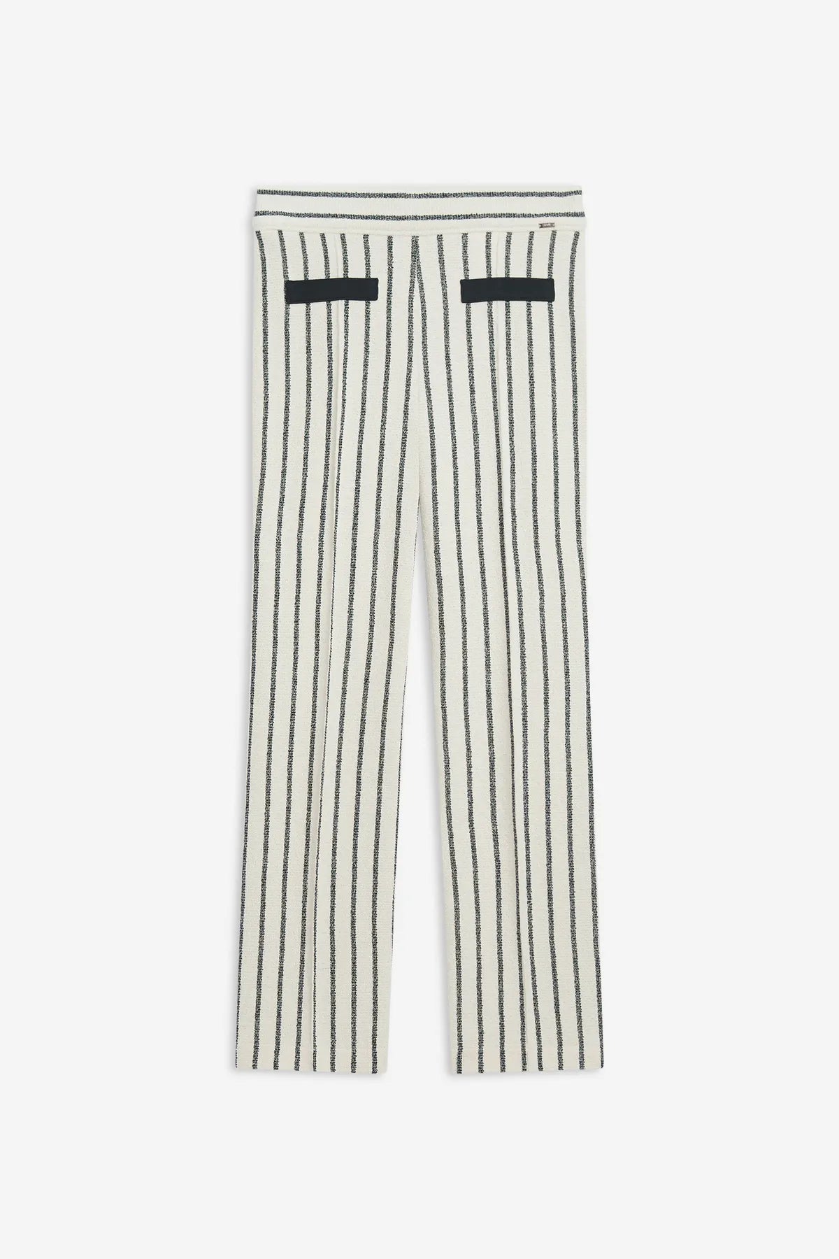 CINQUE 11516213 CIHELGA
Damen Streifenhose aus Jersey-Bouclé Schwarz-Weiß