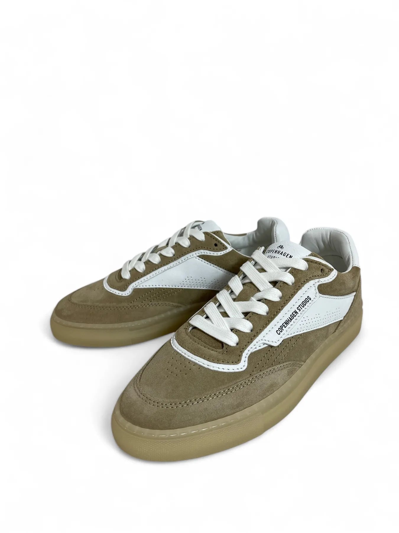 COPENHAGEN CPH90 LEATHER MIX DAMEN SNEAKER SAND/WHITE
