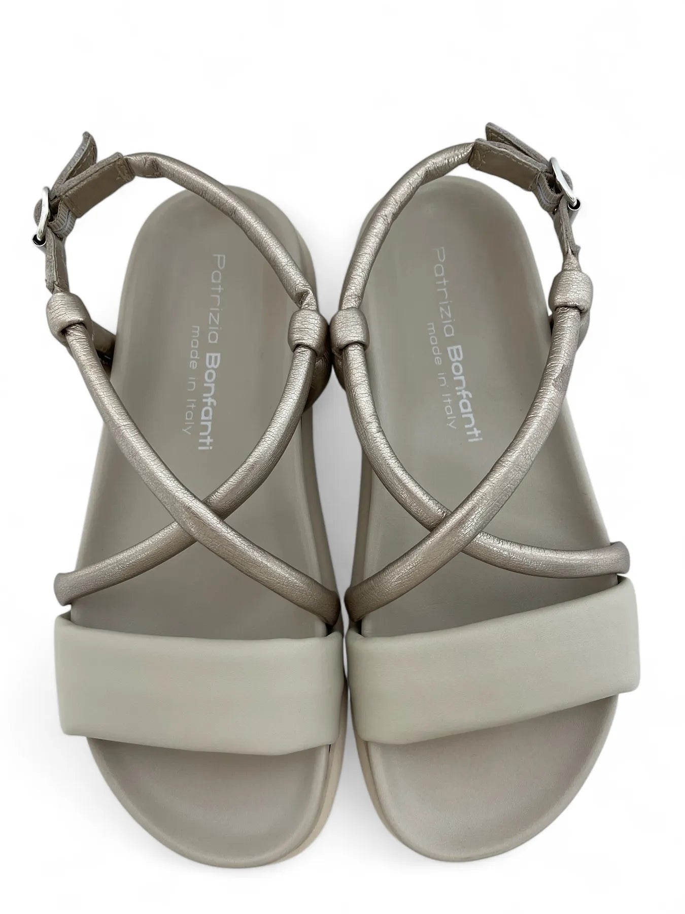 PATRIZIA BONFANTI JIL BIE NEW DREAMER DAMEN SANDALETTE CREAM.