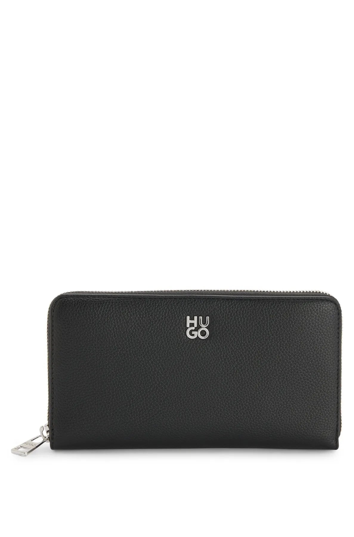 HUGO
50547912 Chris 2.0_Zip Around Geldbörse mit Reißverschluss Schwarz