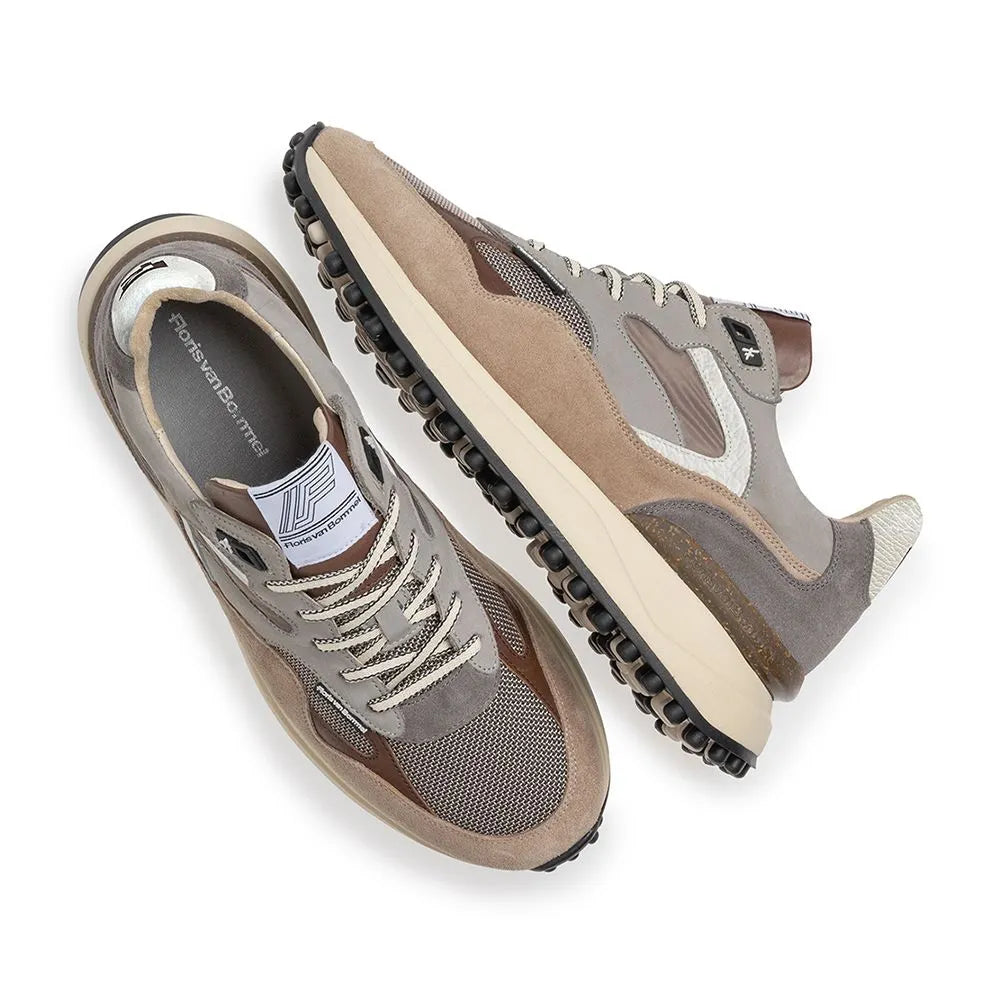 VAN BOMMEL SFM-10159-22-01 HERREN SCHUHE SPORT SNEAKER FLORIS SUEDE LEDER LIGHT BROWN