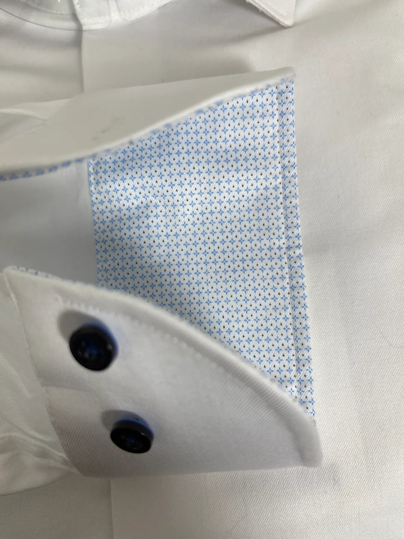 fakts 9045 Shirt Slim Fit Busy Herren Hemd white uni