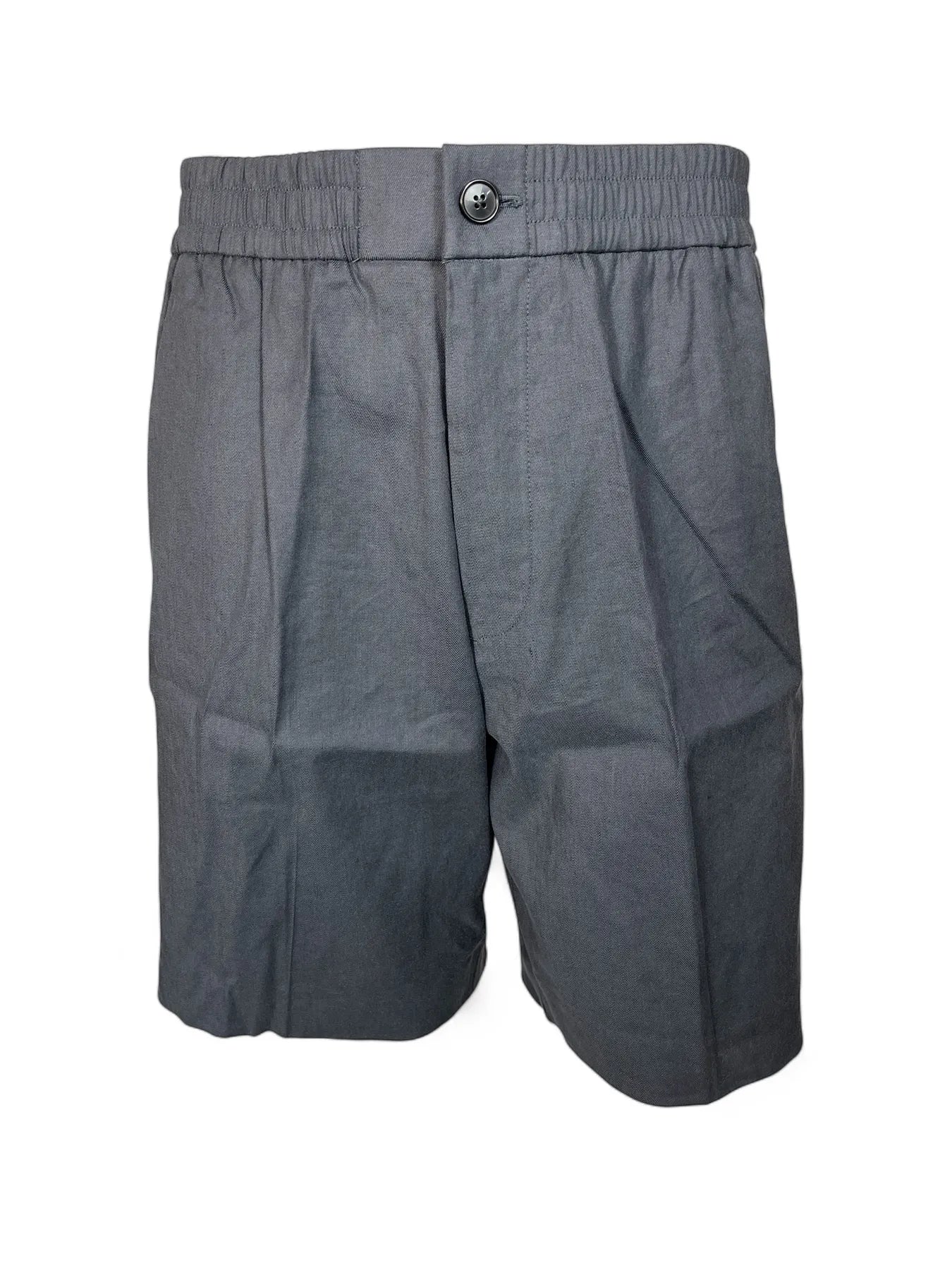CALVIN KLEIN LV04LB408G LINEN LYOCELL HERREN SHORT ANTHRAZIT