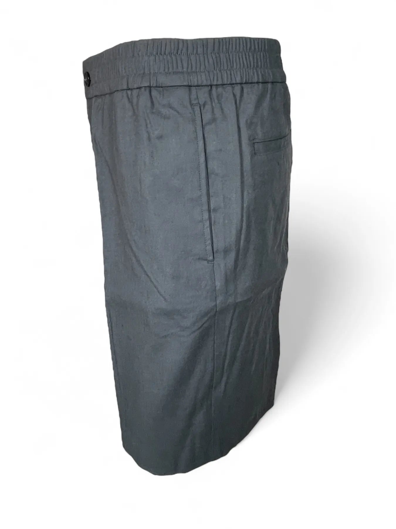 CALVIN KLEIN LV04LB408G LINEN LYOCELL HERREN SHORT ANTHRAZIT