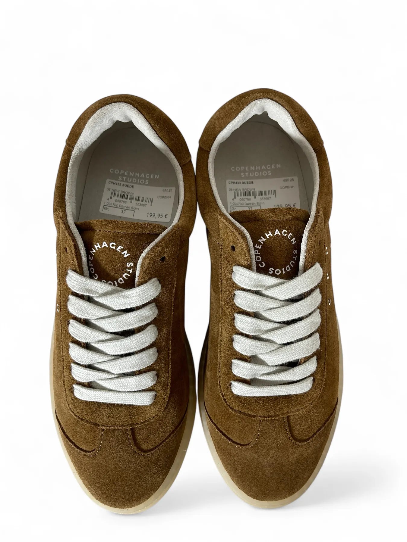 COPENHAGEN CPH433 SUEDE DAMEN SNEAKER BRAUN