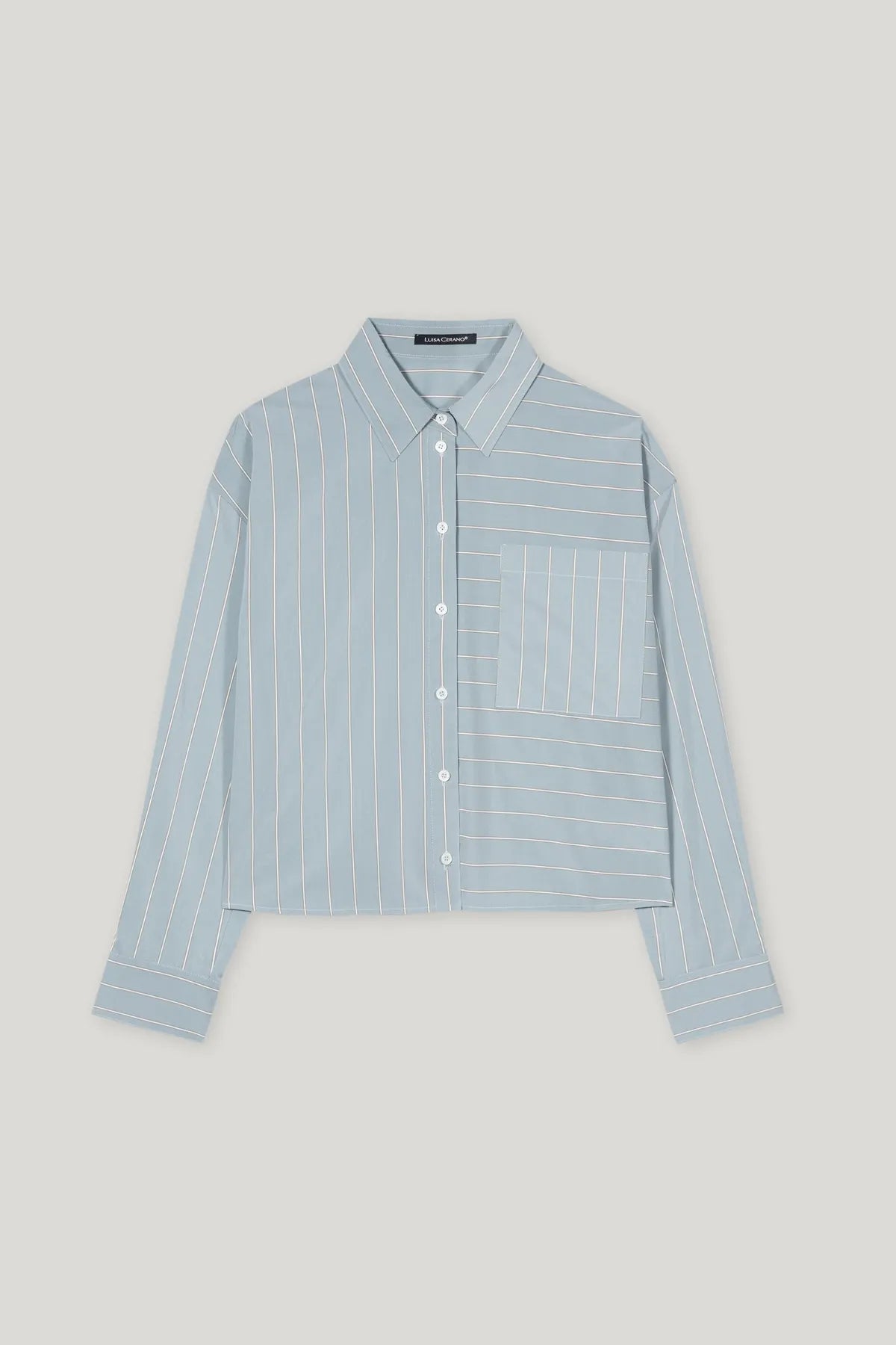 LUISA CERANO 228603/3776-0 Streifen Bluse Blau