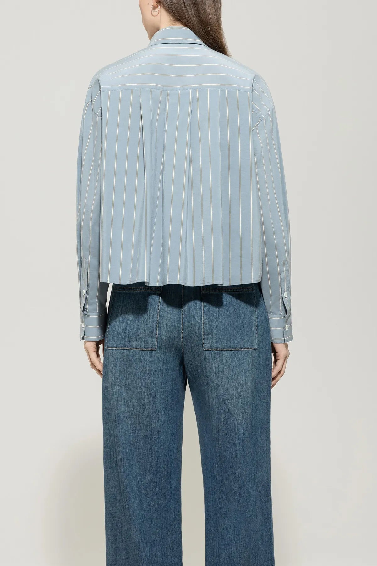 LUISA CERANO 228603/3776-0 Streifen Bluse Blau