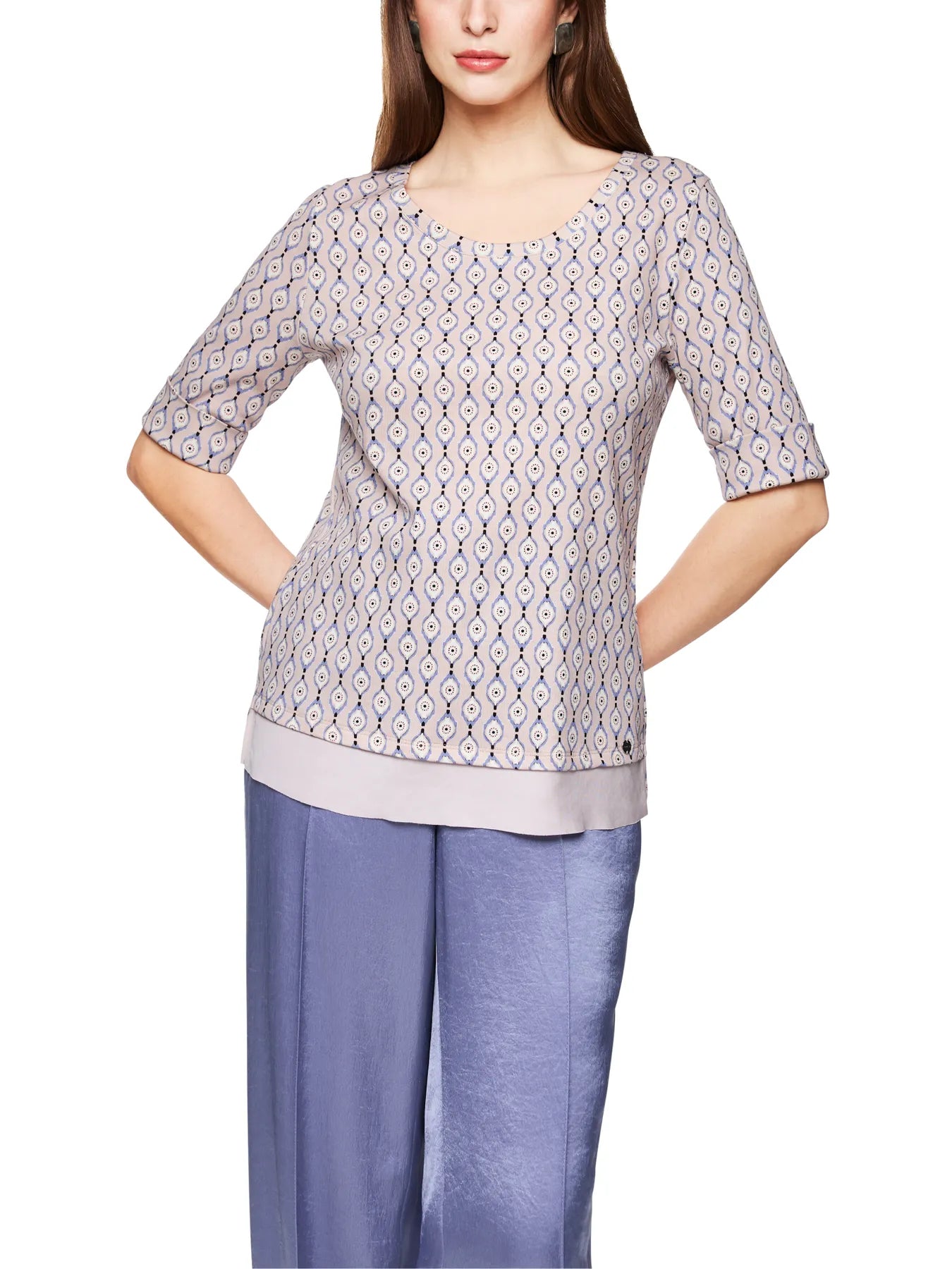 MARC CAIN
ZC 48.26 J09 Bedrucktes T-Shirt Lila