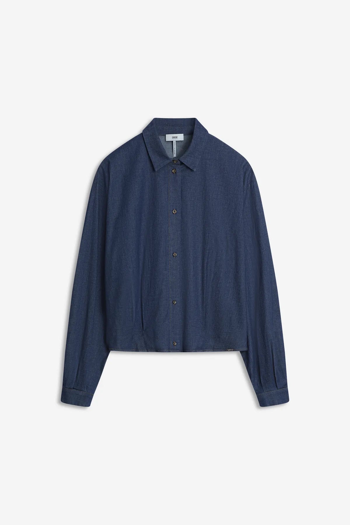 CINQUE
56627200 CITERNO CROPPED BLUSE BLAU