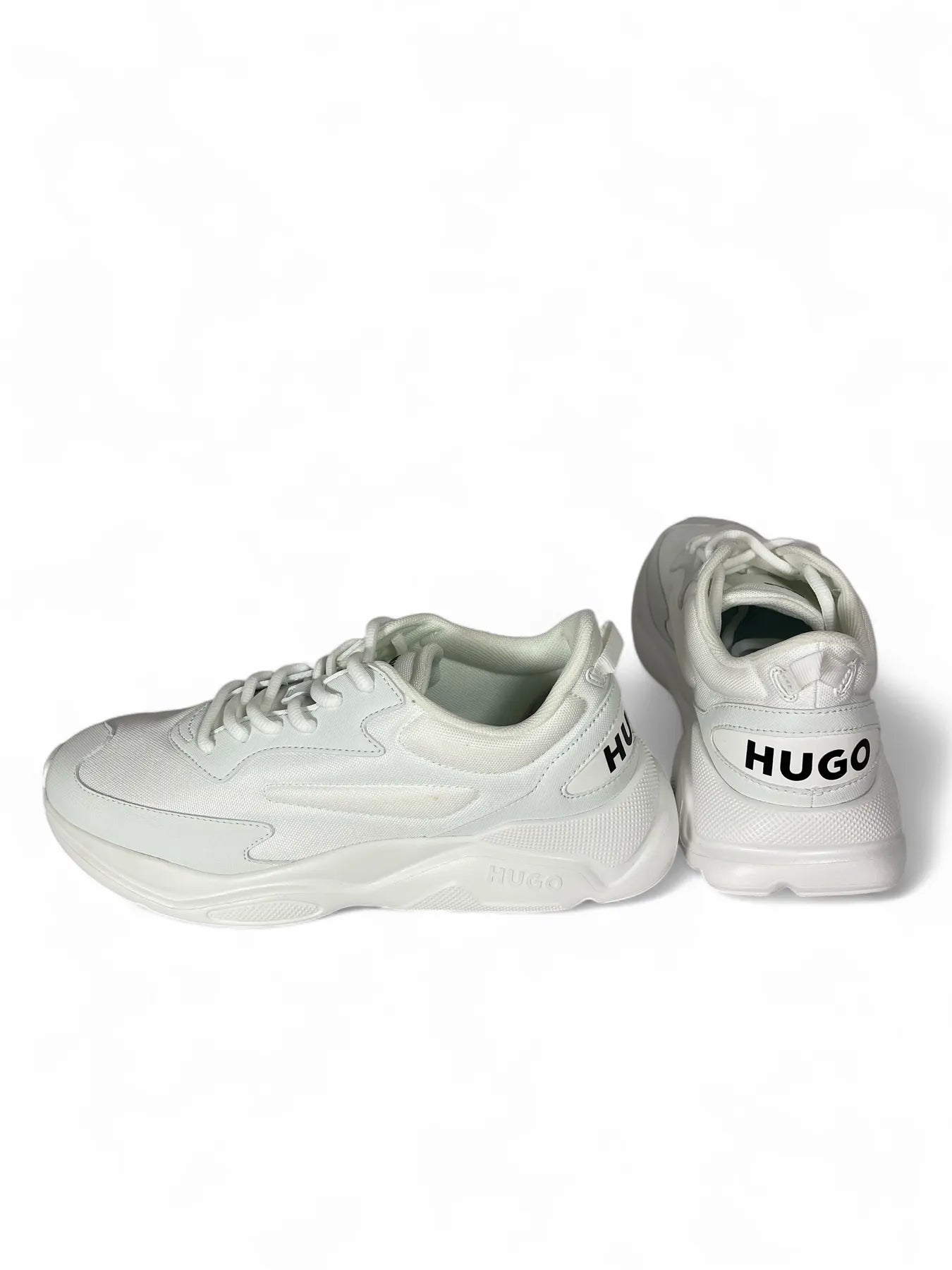 HUGO 50536660 Leon_Runn_cvpuW_N Sneakers Material-Mix Open White