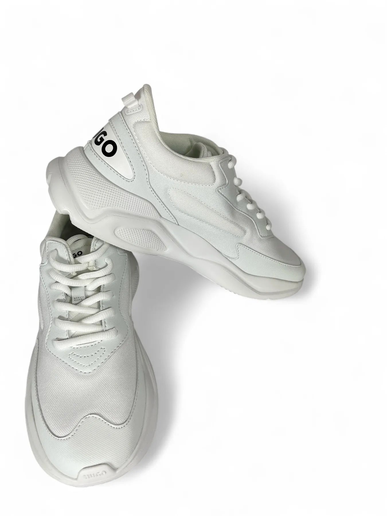 HUGO 50536660 Leon_Runn_cvpuW_N Sneakers Material-Mix Open White