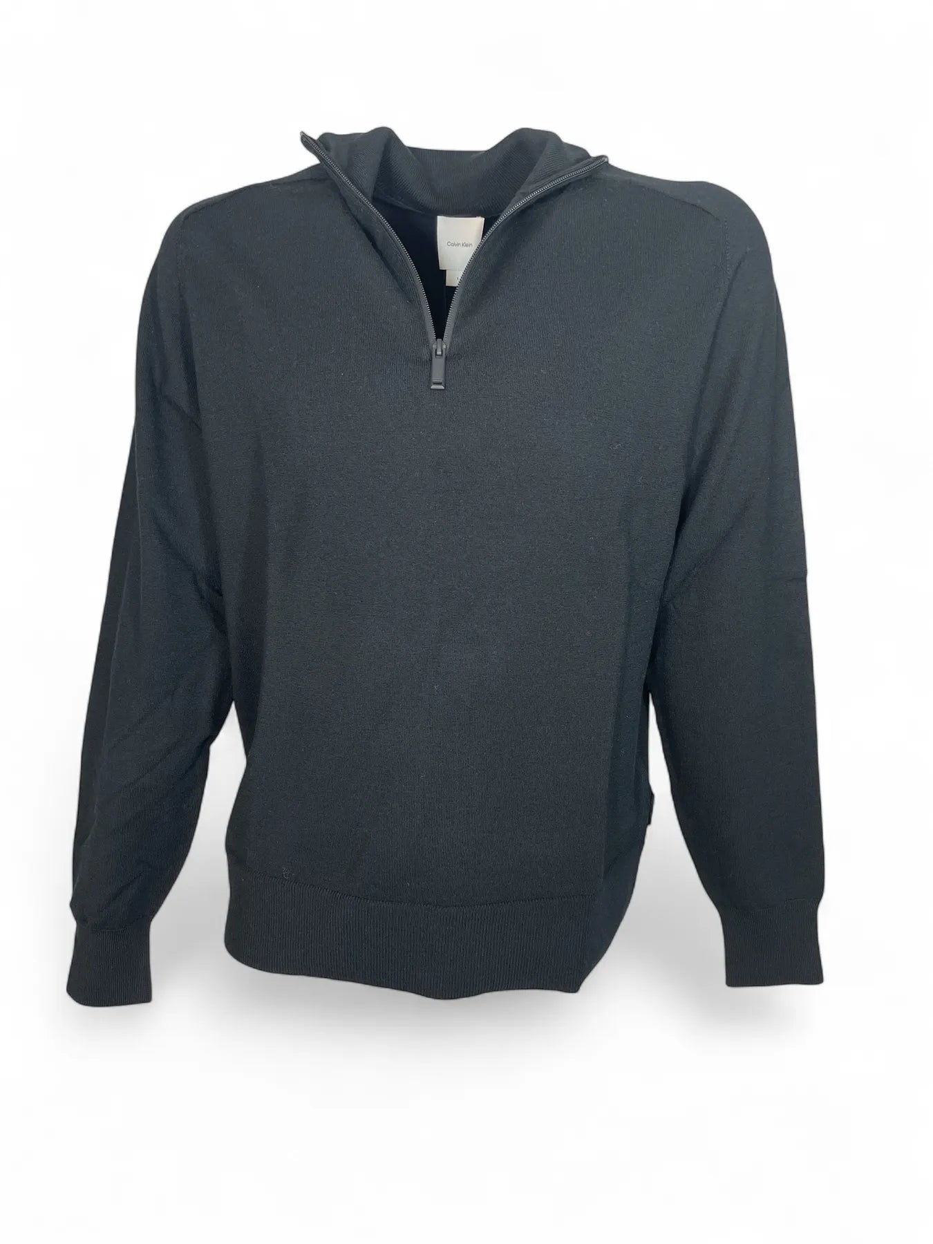 TECH MERINO STRETCH QUARTER ZIP TROYER BLACK