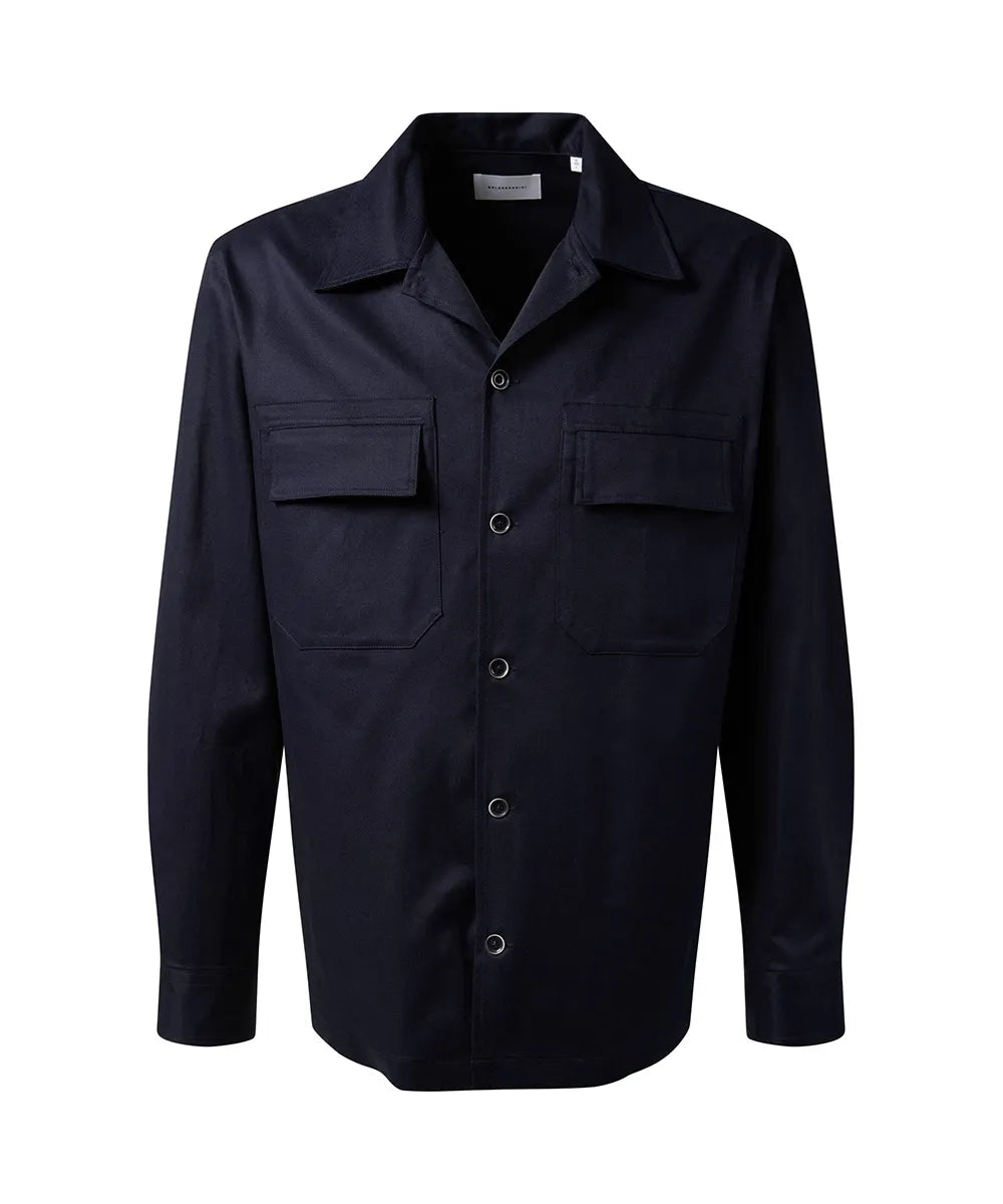 Baldessarini B3 96016.1059BLD-Ove Herren Hemd Overshirt Night Sky