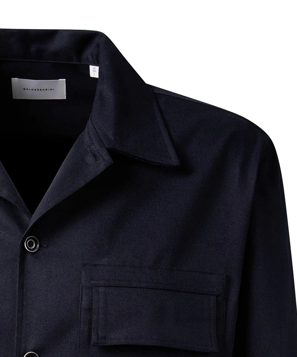 Baldessarini B3 96016.1059BLD-Ove Herren Hemd Overshirt Night Sky