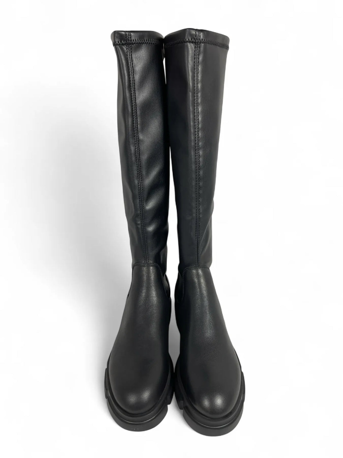 COPENHAGEN CPH556 VITELLO/VEGAN STRECH DAMEN SCHAFTSTIEFEL SCHWARZ