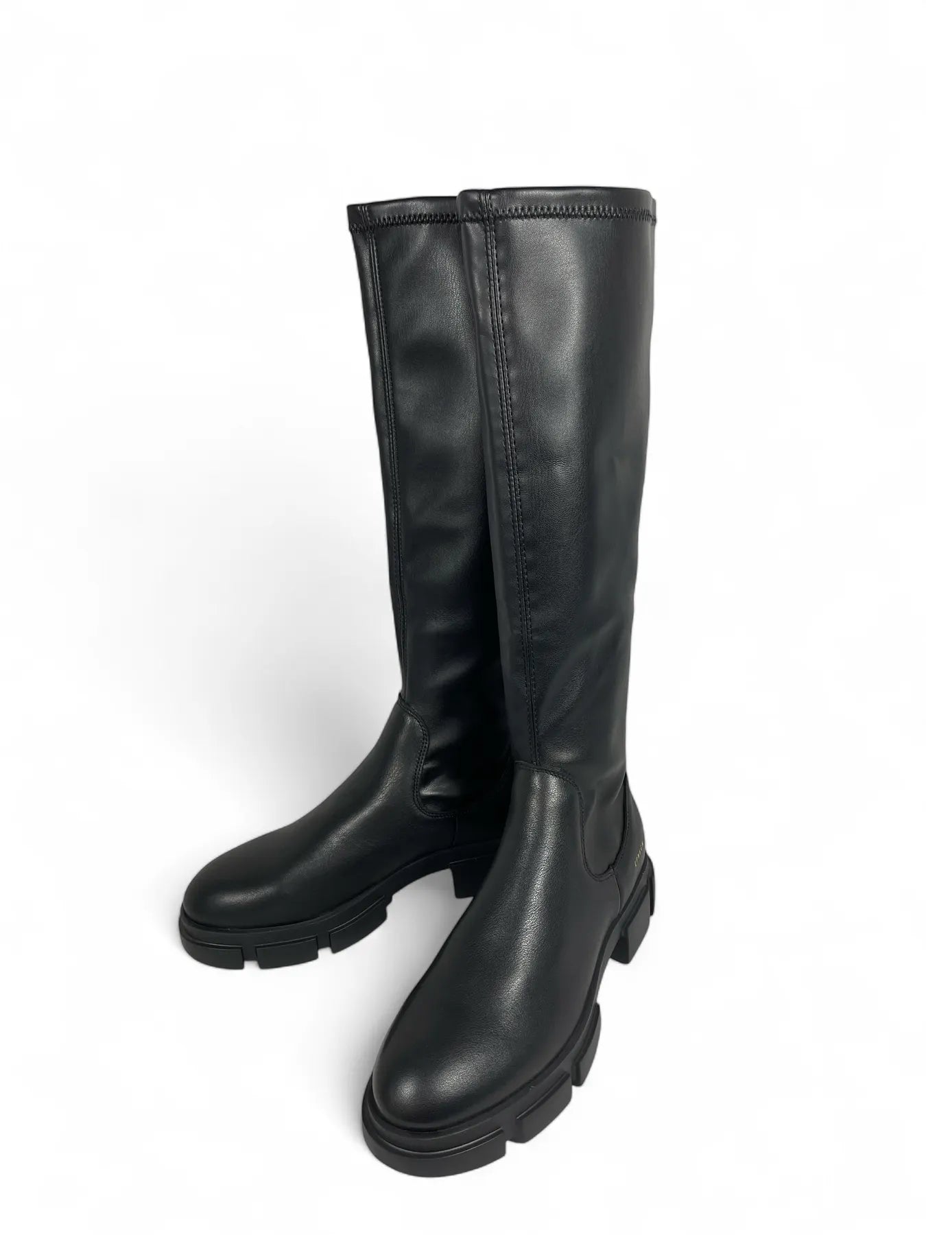 COPENHAGEN CPH556 VITELLO/VEGAN STRECH DAMEN SCHAFTSTIEFEL SCHWARZ