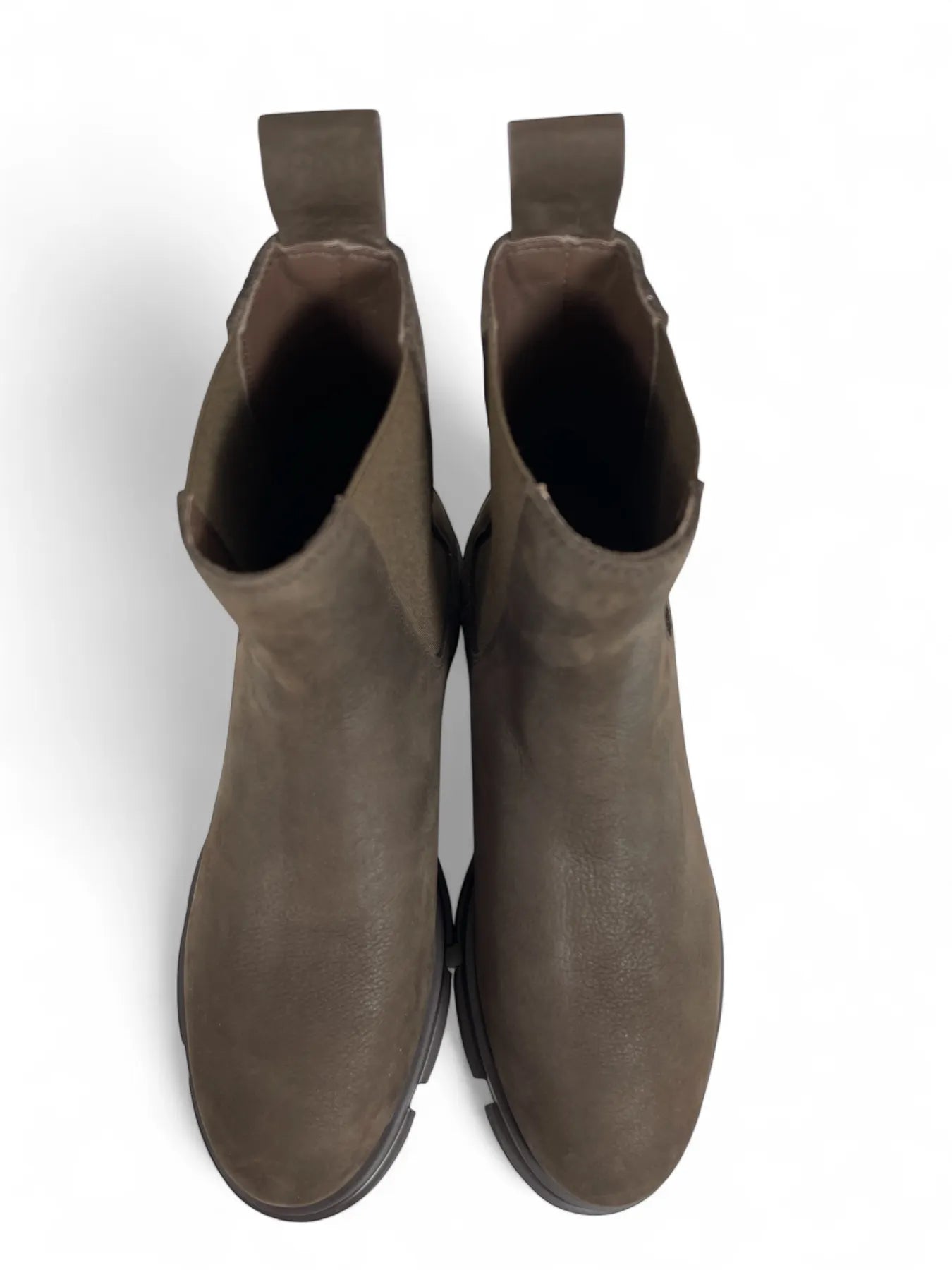 COPENHAGEN CPH570 NABUK DAMEN STIEFELETTE CHELSEA BOOTS CHOCOLATE