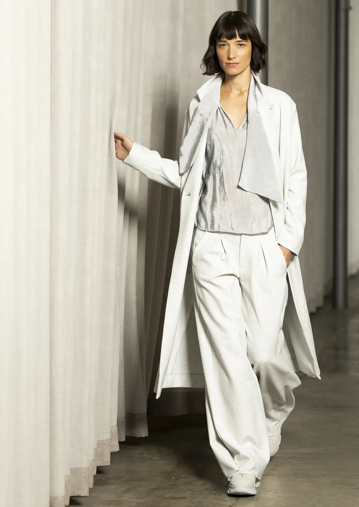 ANIA SCHIERHOLT HO3183/52 HOSE HELLGRAU FOG.