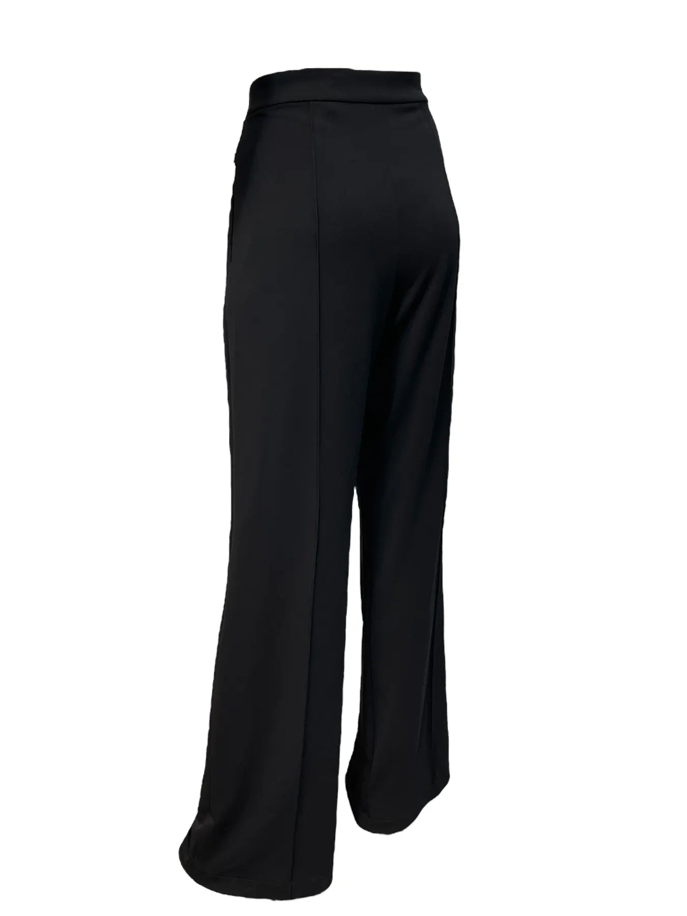 ULI SCHNEIDER 51344 Marlene Hose Micro Jersey Tuck Pants Black.