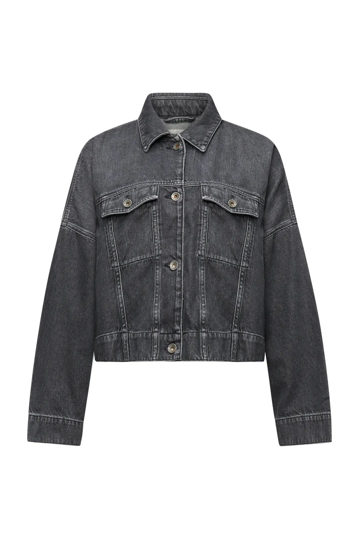 DRYKORN 260232 HOLBROOKS 10 DAMEN JACKE DENIM GREY