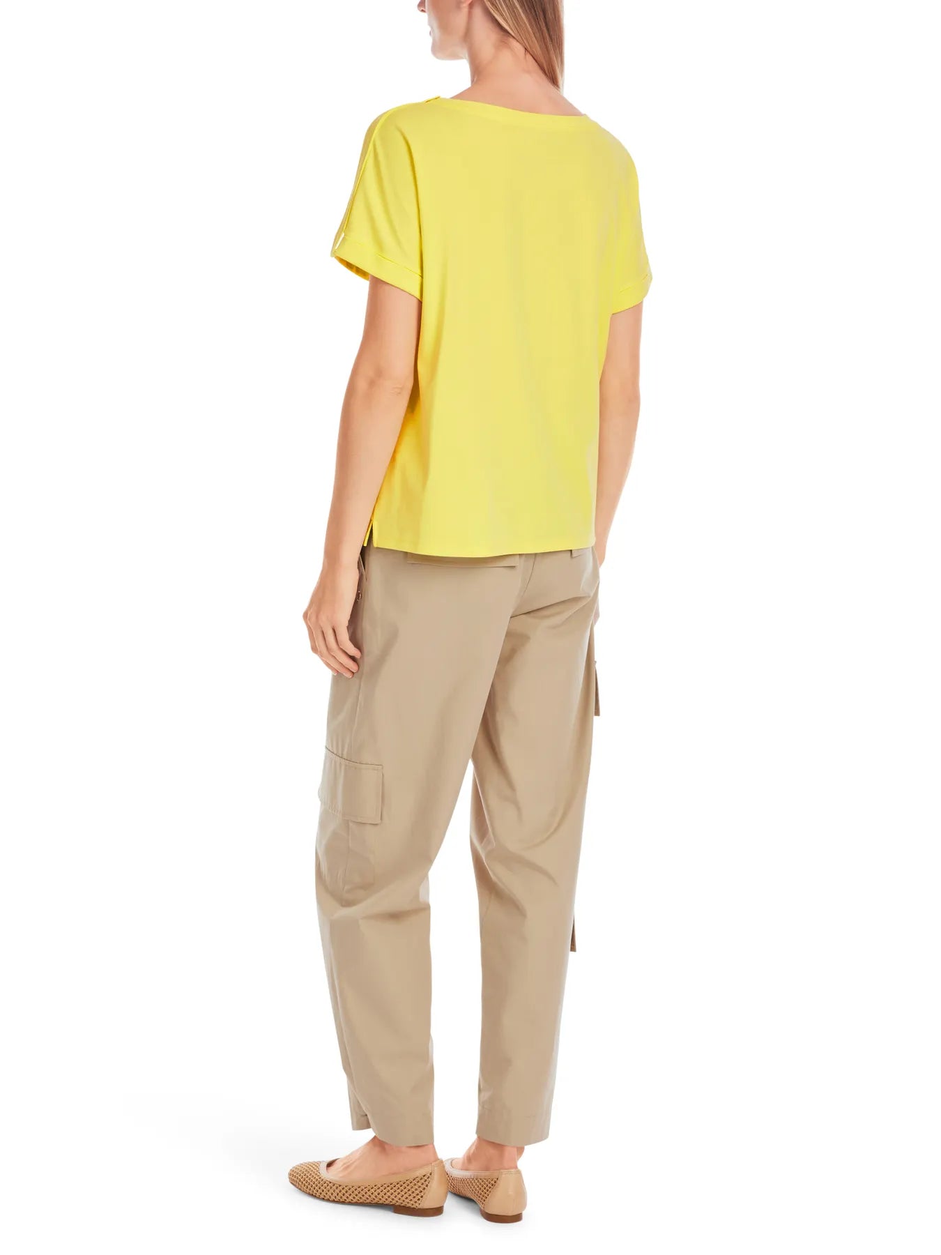 MARC CAIN
YC 48.59 J14 Uni Damen T-Shirt im Utility Style Gelb