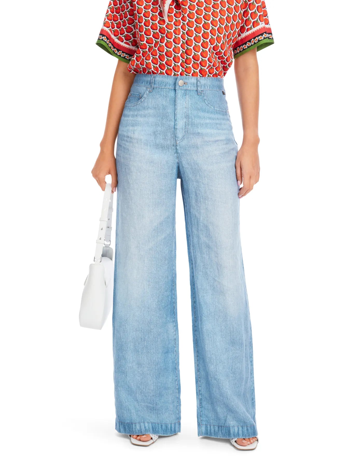 MARC CAIN YP 81.47 W38 Rethink Together WARRI Damen Hose Blau