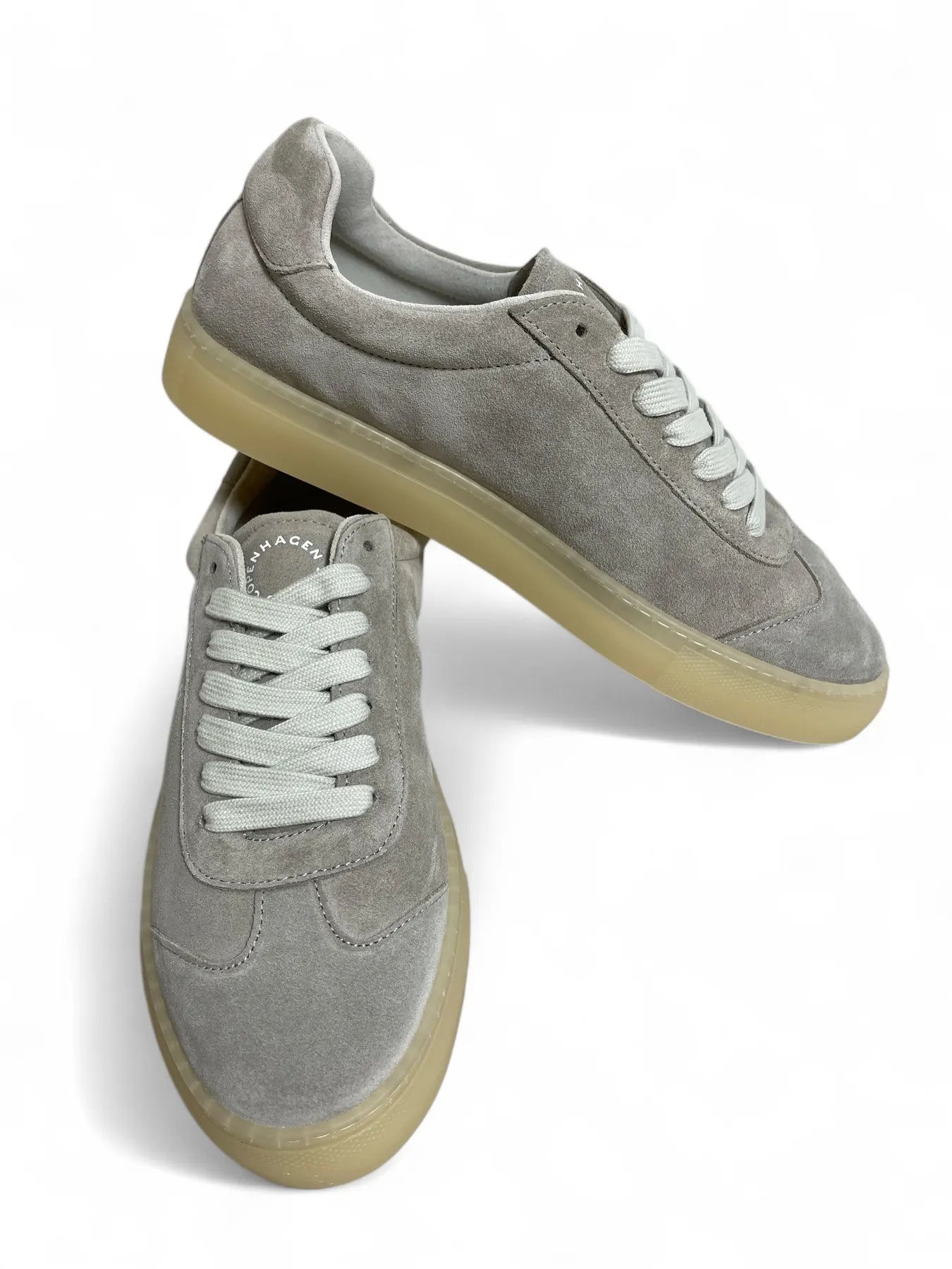 COPENHAGEN CPH433 SUEDE DAMEN SNEAKER LIGHT STONE