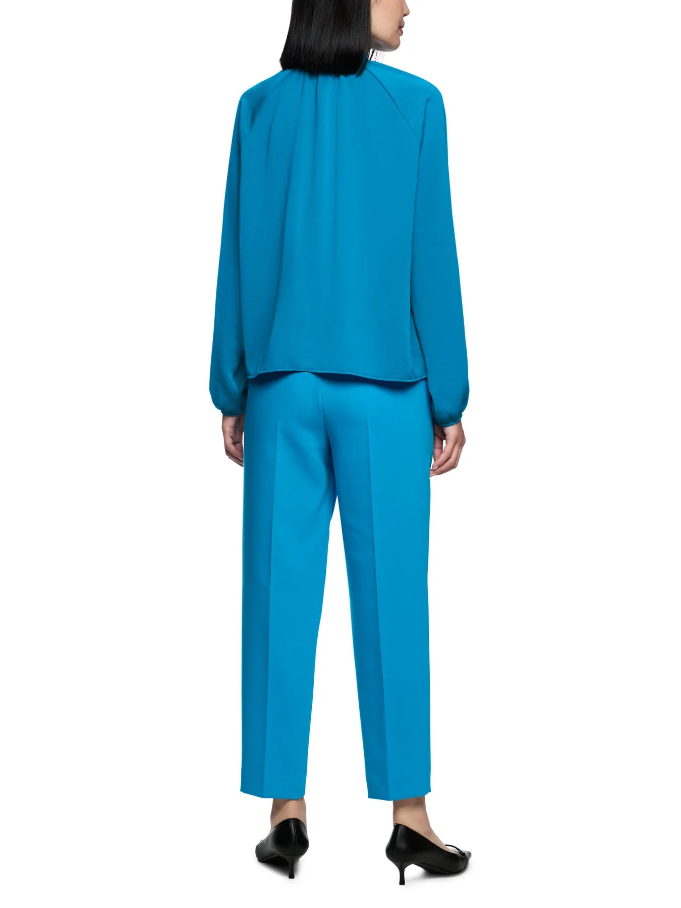 MARC CAIN
ZC 51.27 W39 Bluse mit Stehkragen Blau