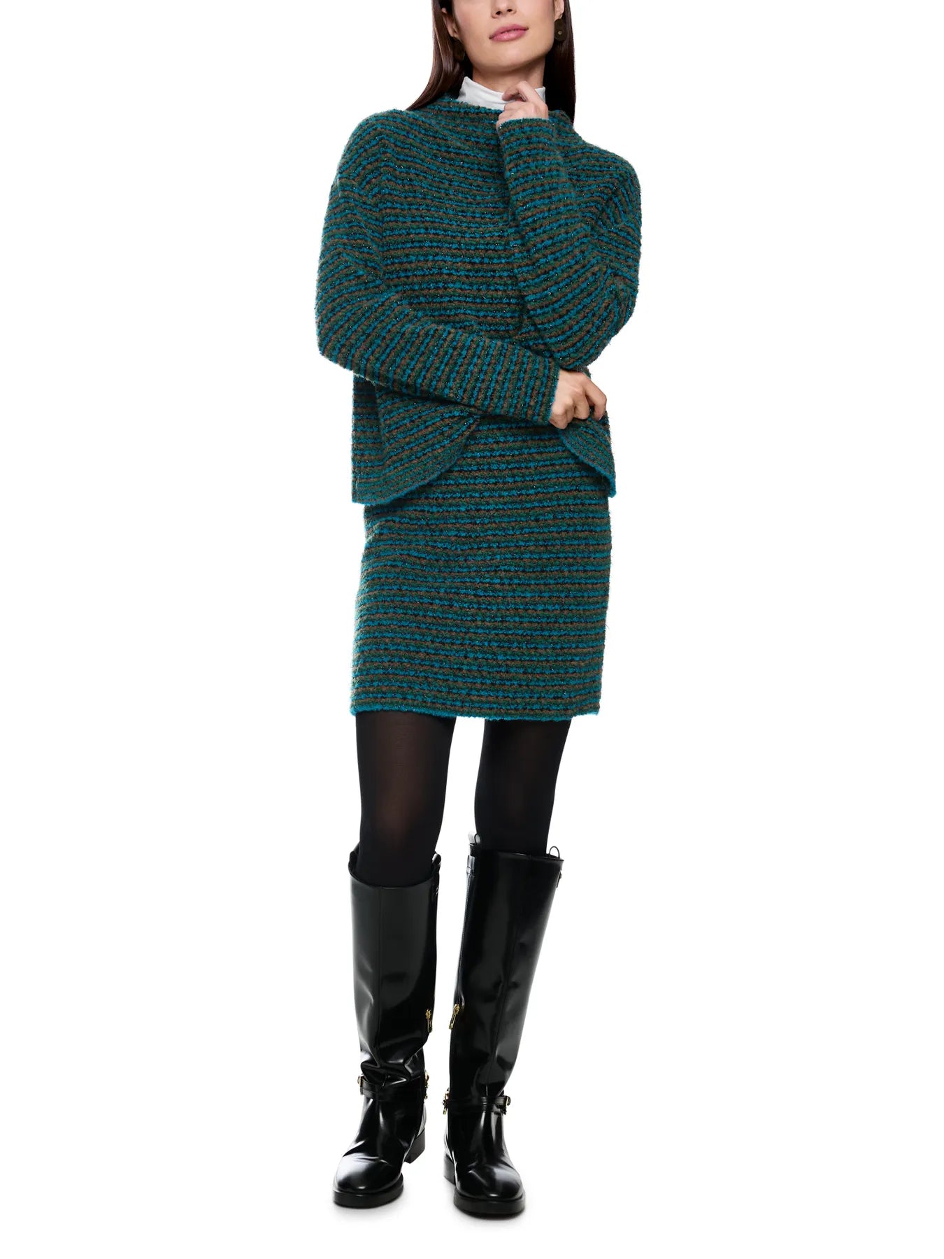 MARC CAIN
ZC 41.52 M64 Pullover mit Lurex Grün