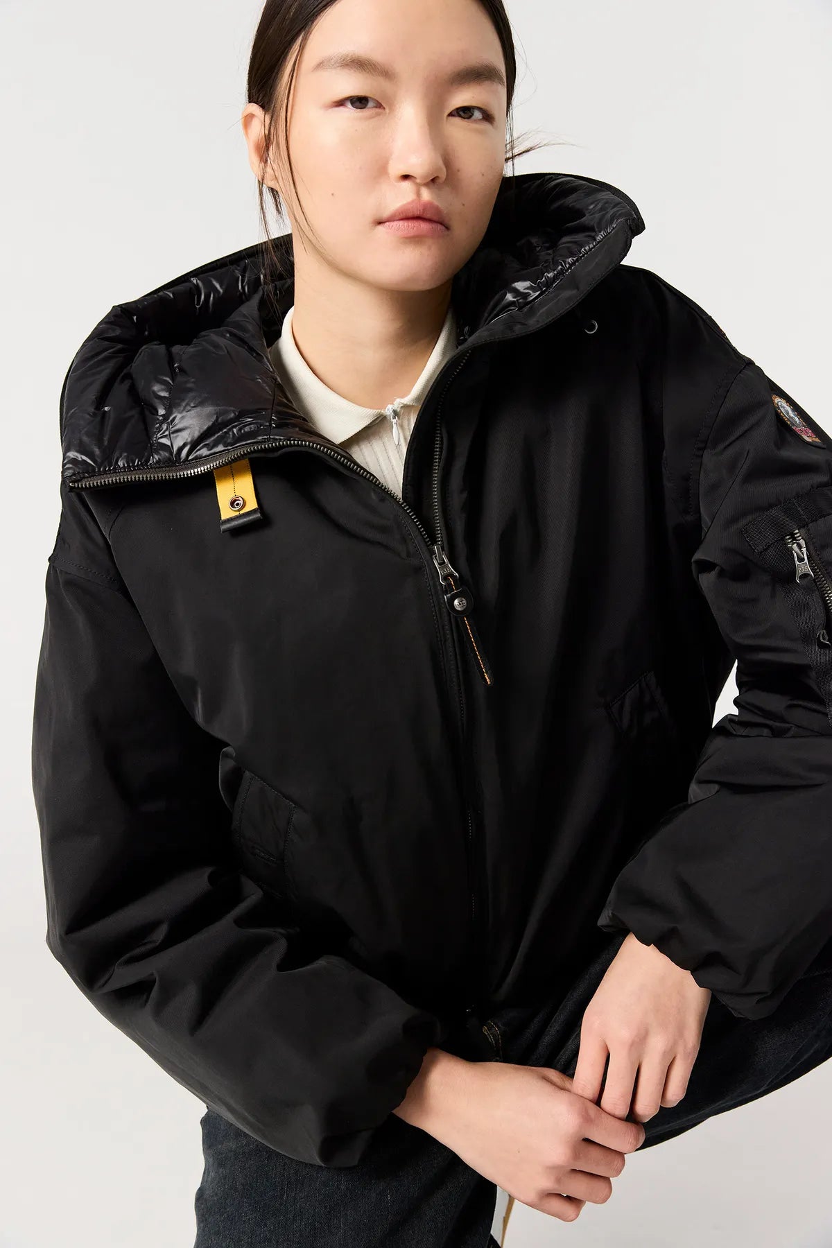 PARAJUMPERS IN31 NAADZ DAUNENJACKE NERO