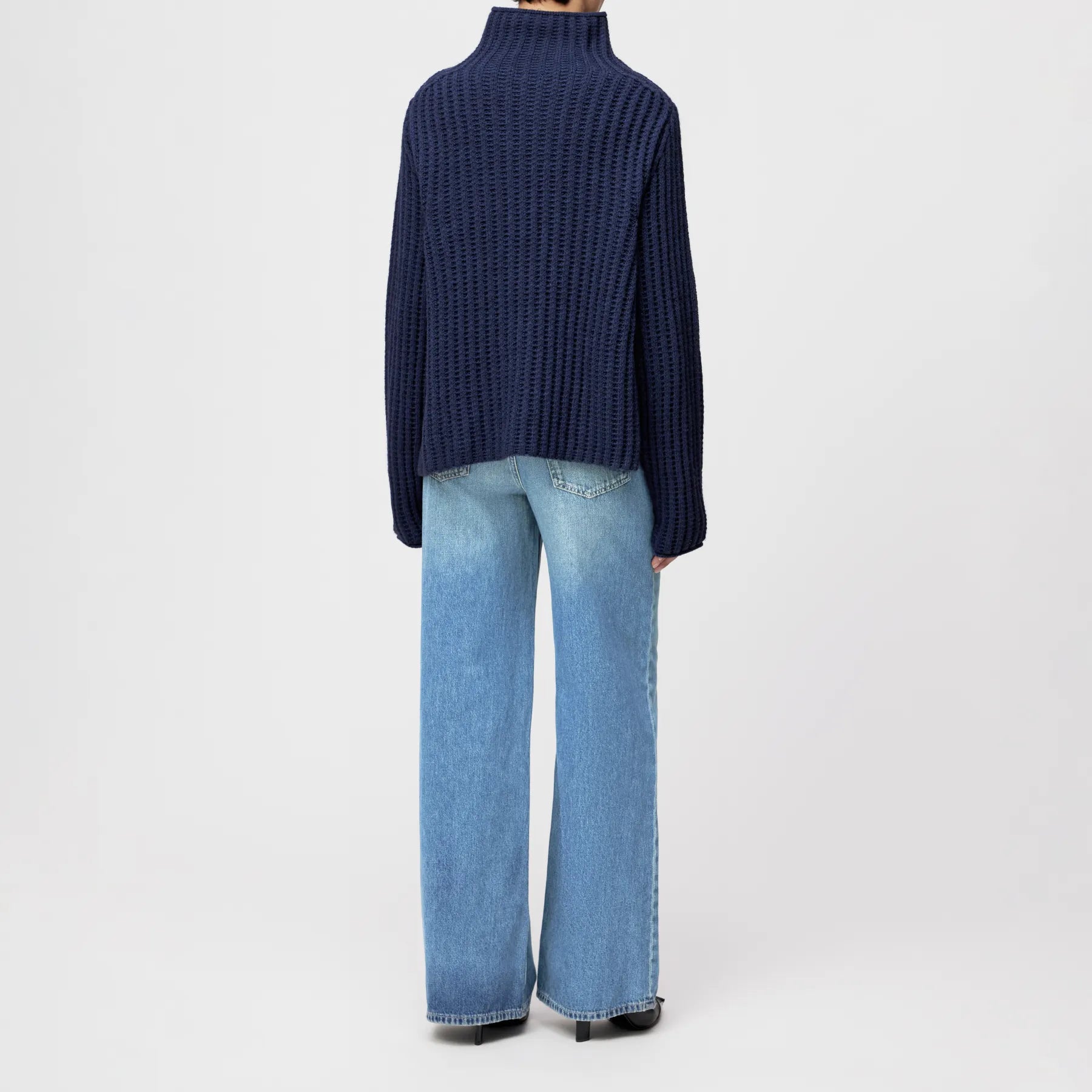 DRYKORN 422001 VARISA 10 PULLOVER BLAU 3307