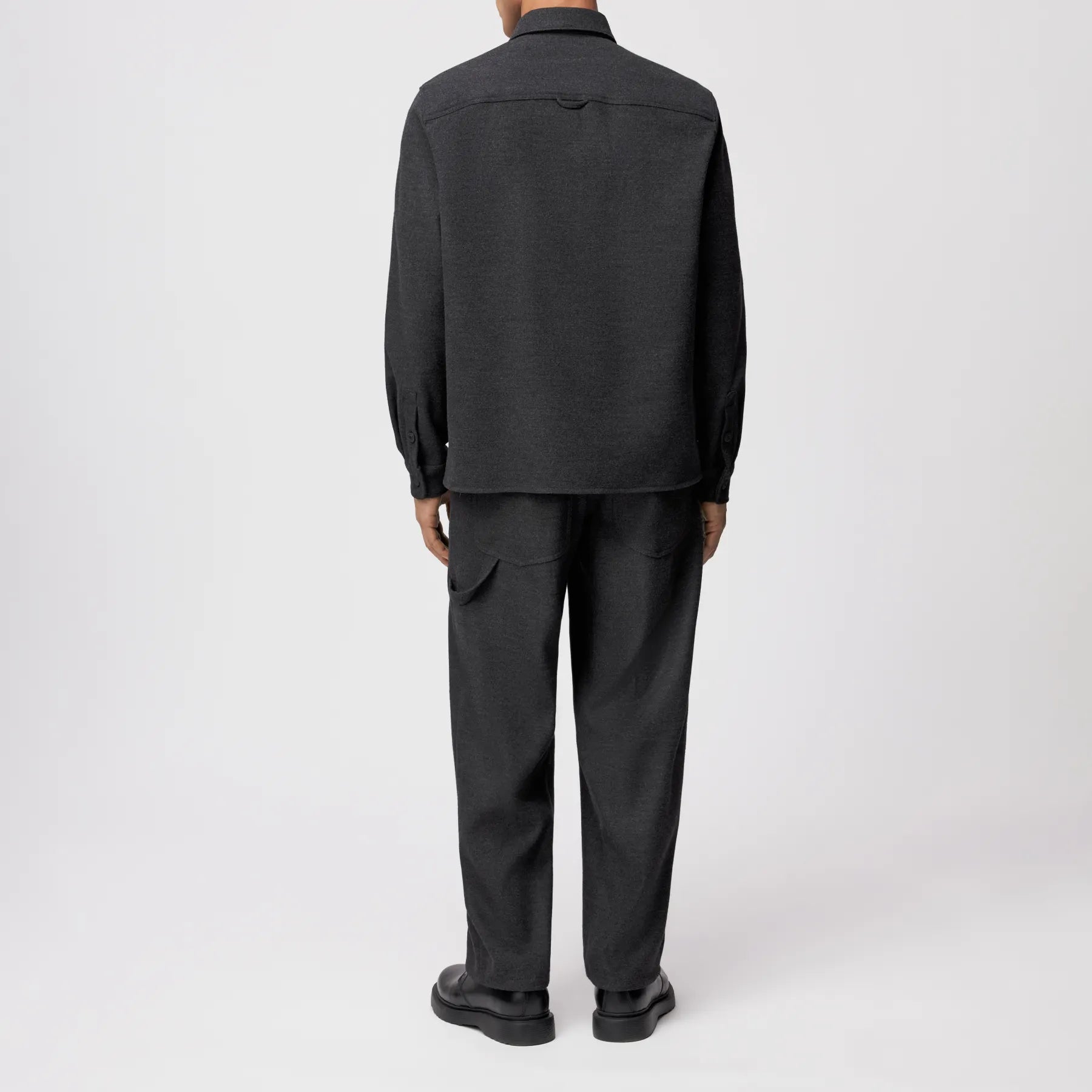 DRYKORN 120211 GUNRAY 10 OVERSHIRT FLANEL GRAU 6100