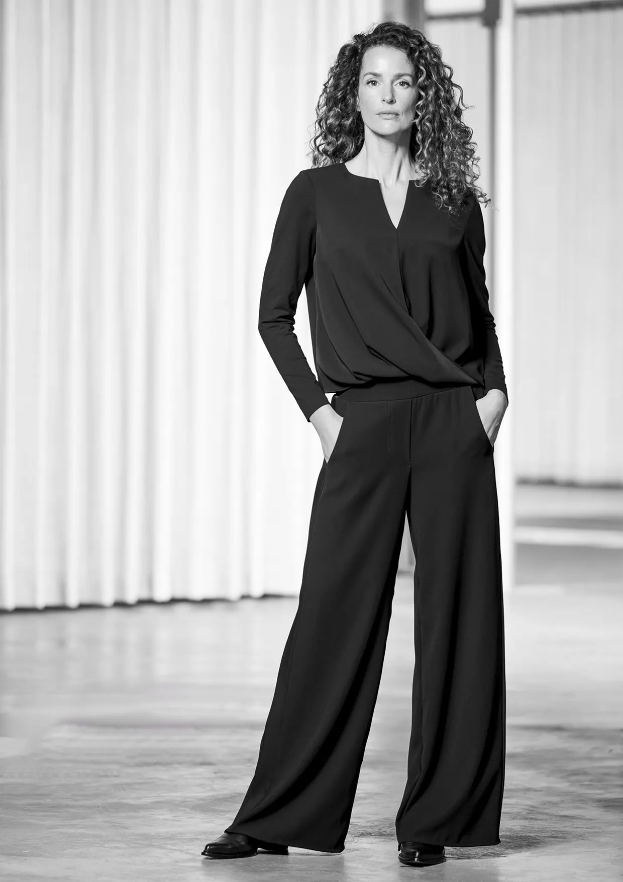 ANIA SCHIERHOLT BL3111/61 BLUSE BLACK.