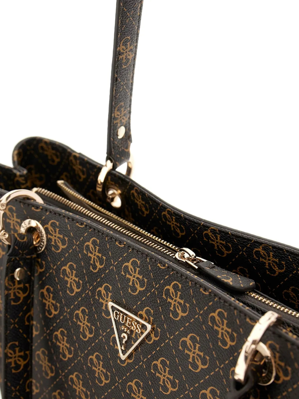 GUESS HWQG96 72250 SHOPPER LOGO TASCHE BRAUN BNL