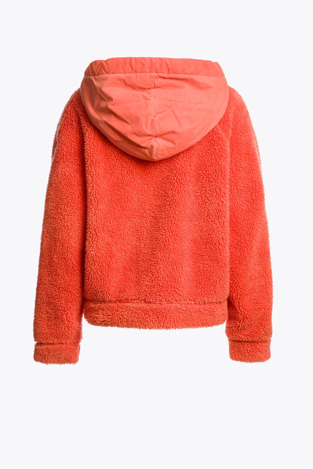 PARAJUMPERS PY31 CREAMY FLEECE TEDDY ZIP JACKE GRENADINE