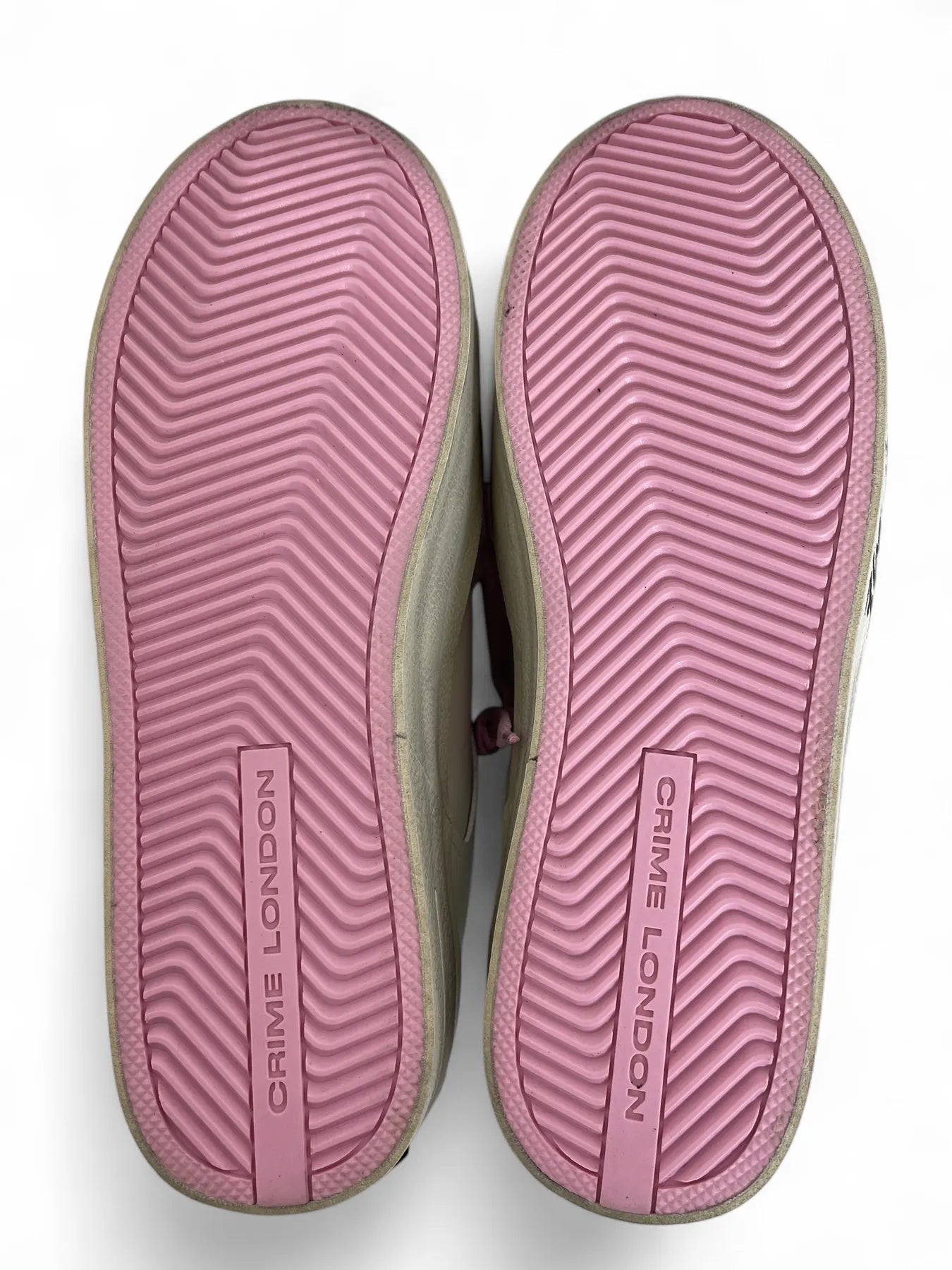 CRIME LONDON 88104AA8 Leder Sneaker Comic Weiß