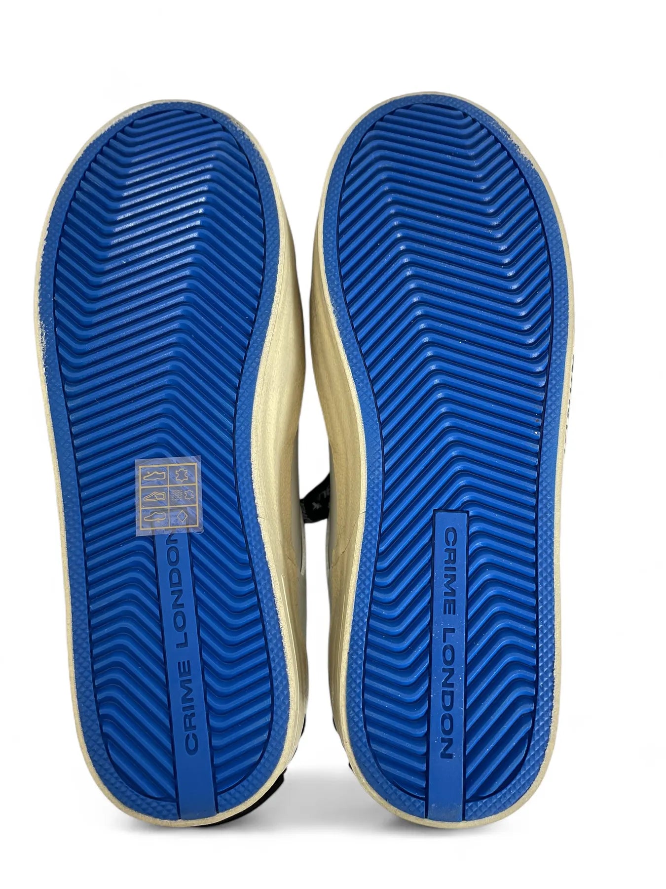 CRIME LONDON 88103AA8 Leder Sneaker Comic Weiß