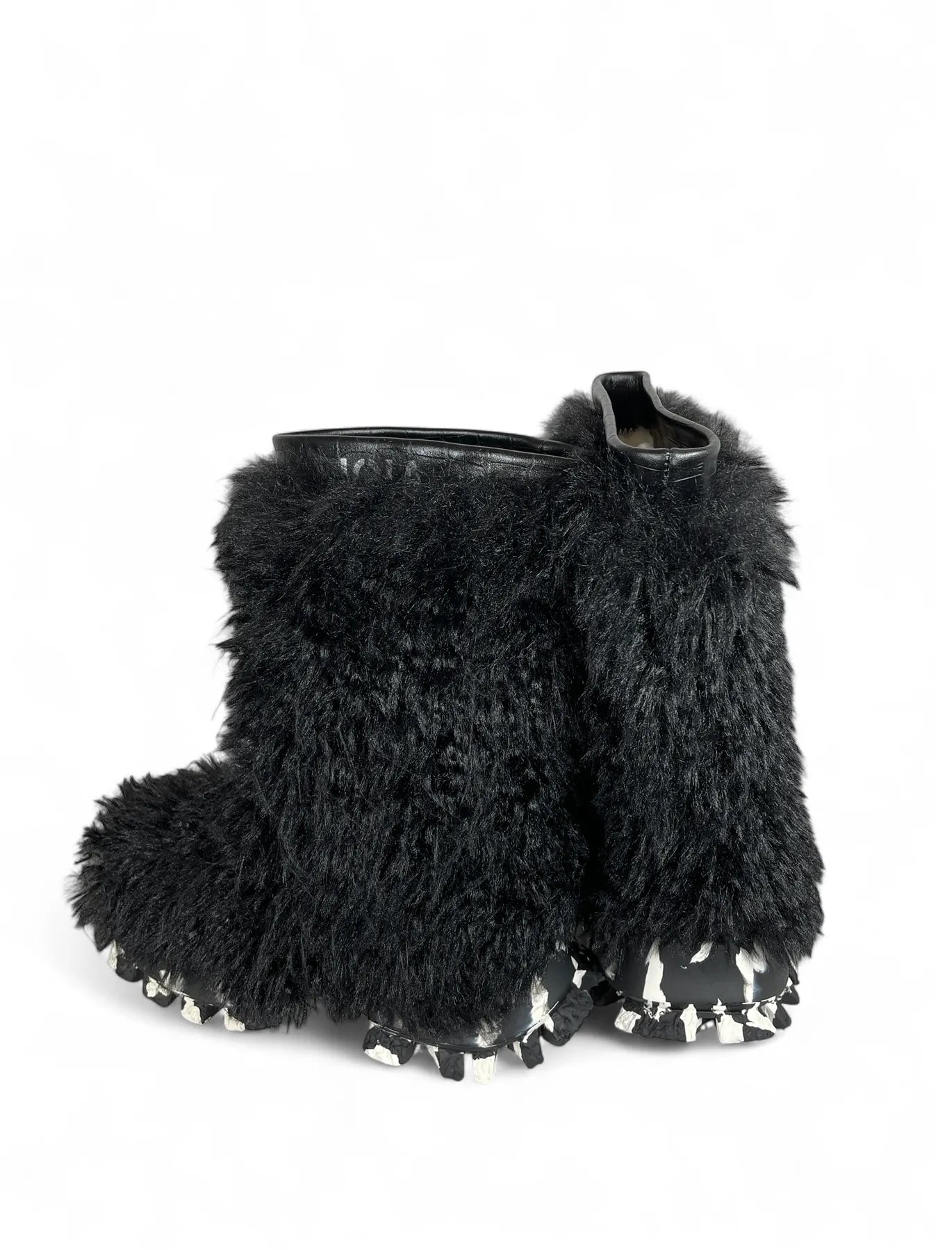 JOIA 2502136 DAFFY Damen Yeti Ski Kunstfell Stiefel Black