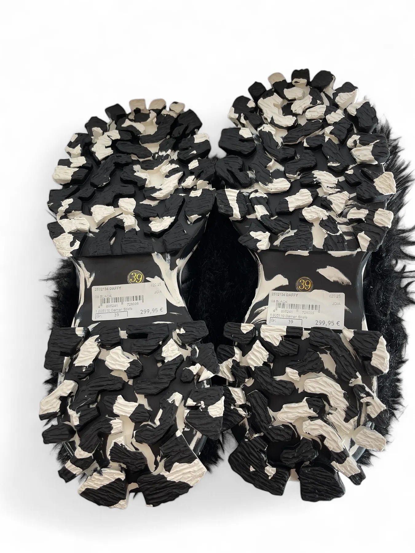 JOIA 2502136 DAFFY Damen Yeti Ski Kunstfell Stiefel Black