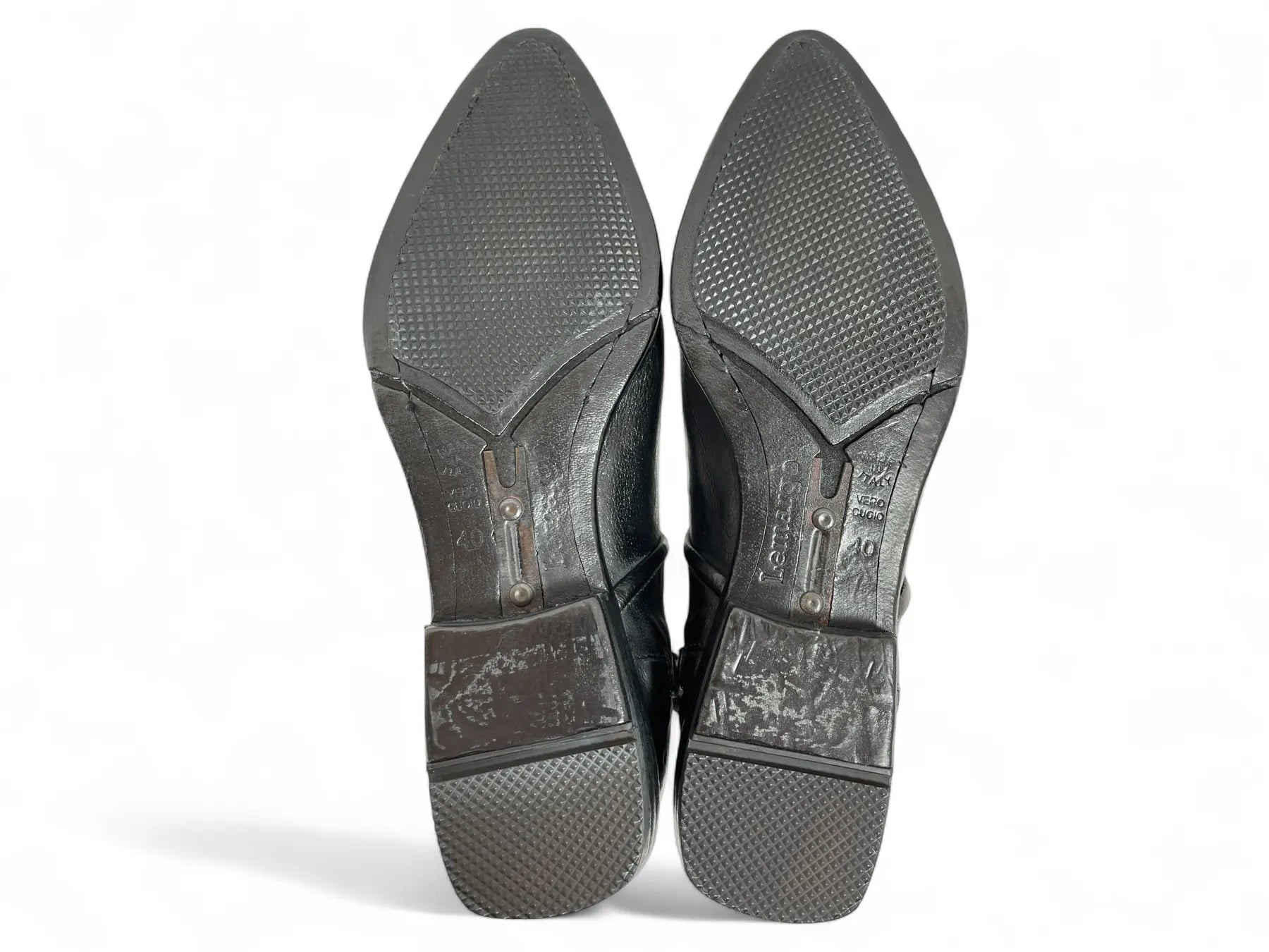 LEMARGO DL16A RANCH Damen Leder Stiefelette Spitz Nero.