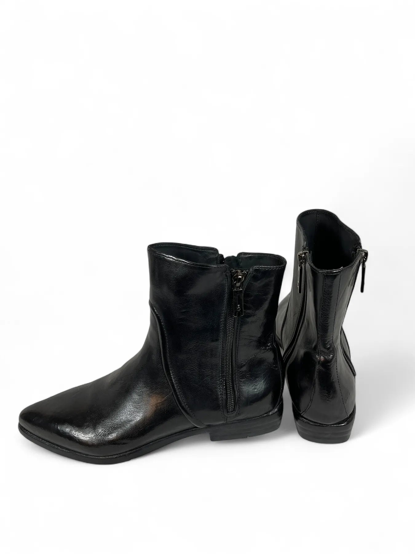 LEMARGO DL16A RANCH Damen Leder Stiefelette Spitz Nero.