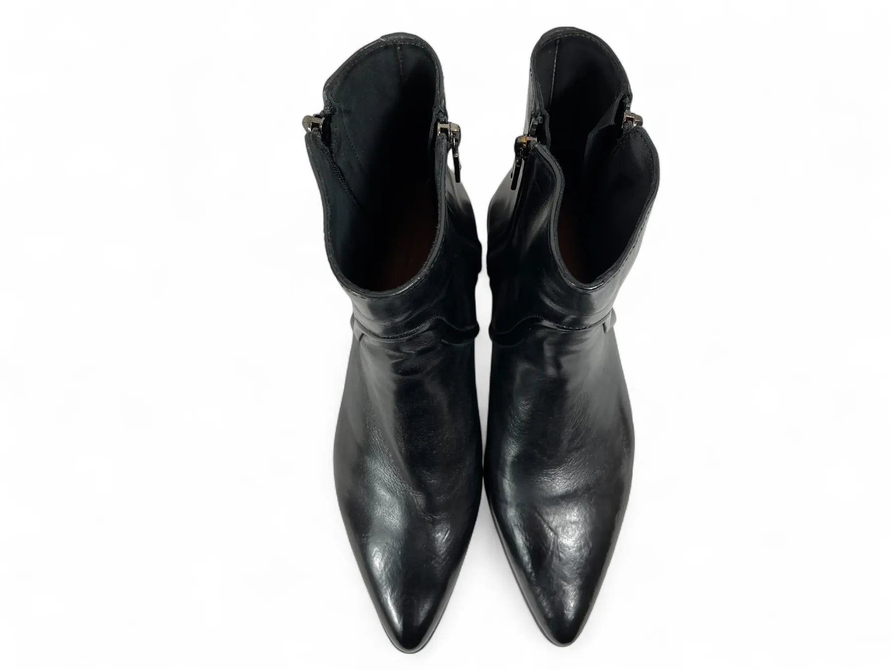 LEMARGO DL16A RANCH Damen Leder Stiefelette Spitz Nero.