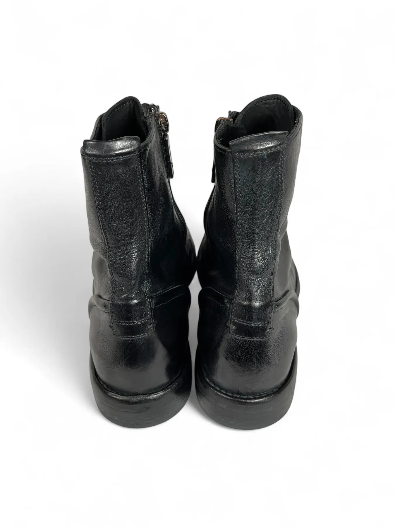 LEMARGO DF22A RANCH HERREN LEDER STIEFELETTE NERO.