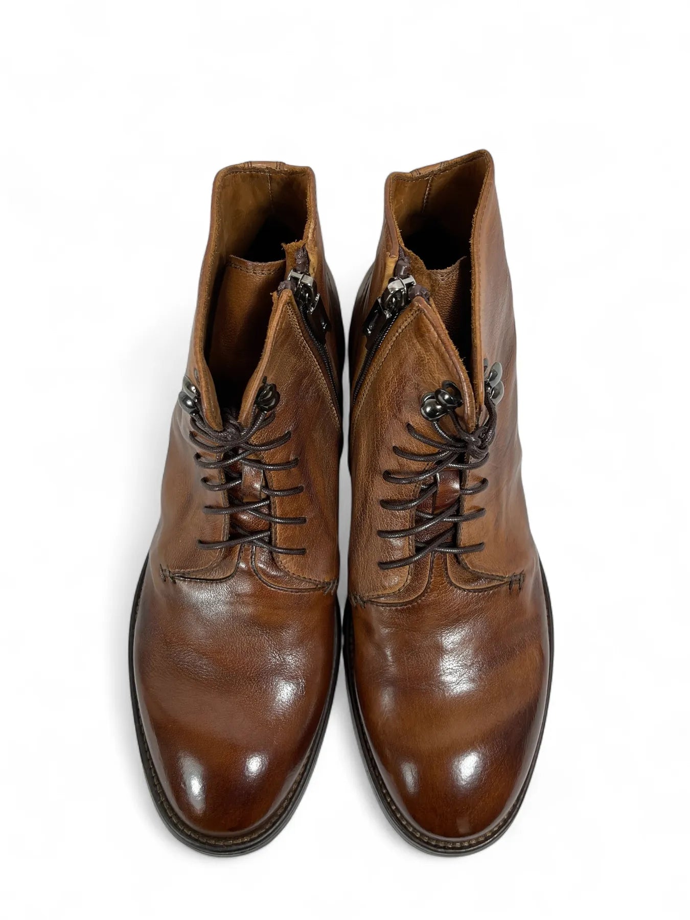 LEMARGO GB08A RANCH LEDER STIEFELETTE COGNAC.