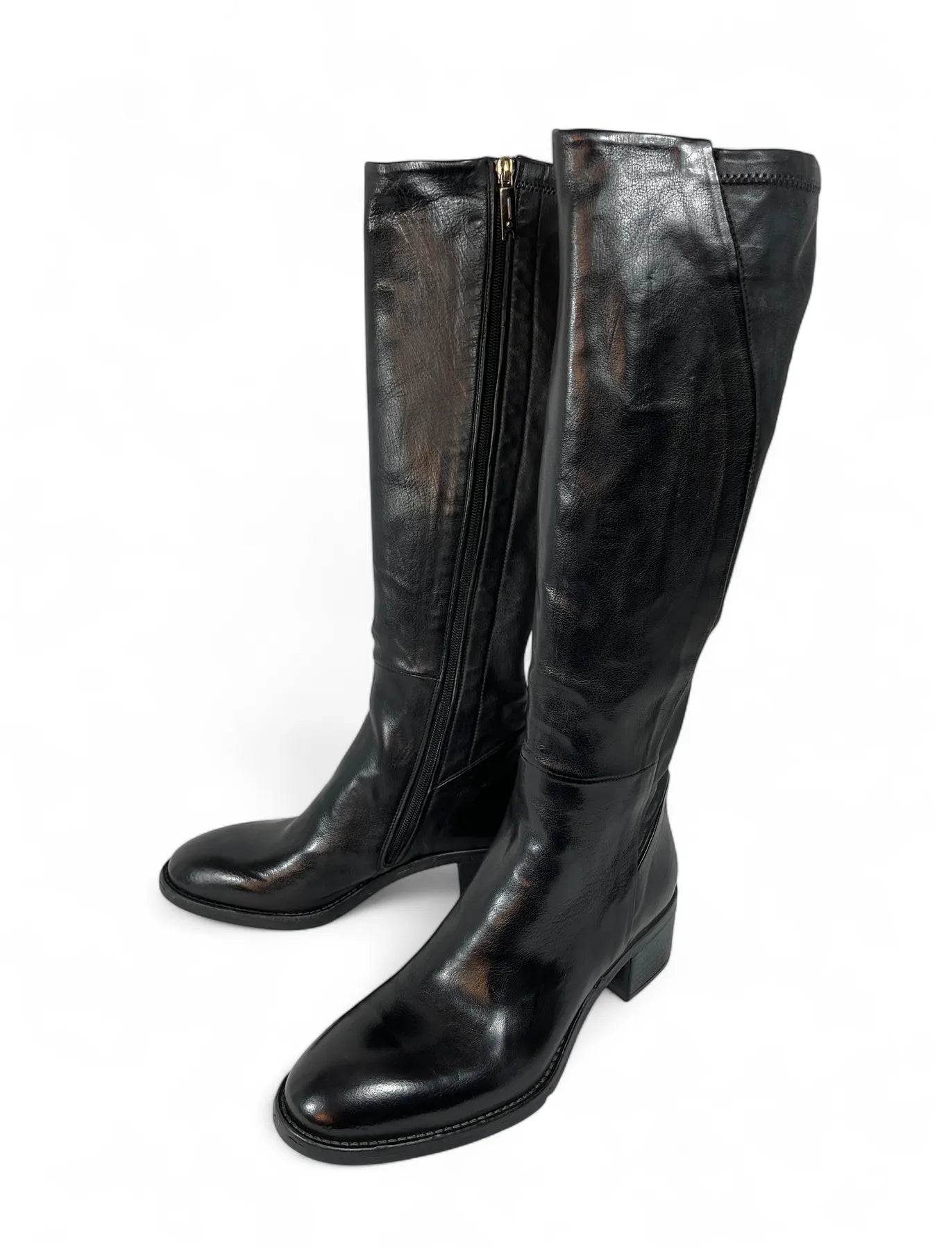 LEMARGO AP34A RANCH Damen Leder Schaftstiefel Nero.