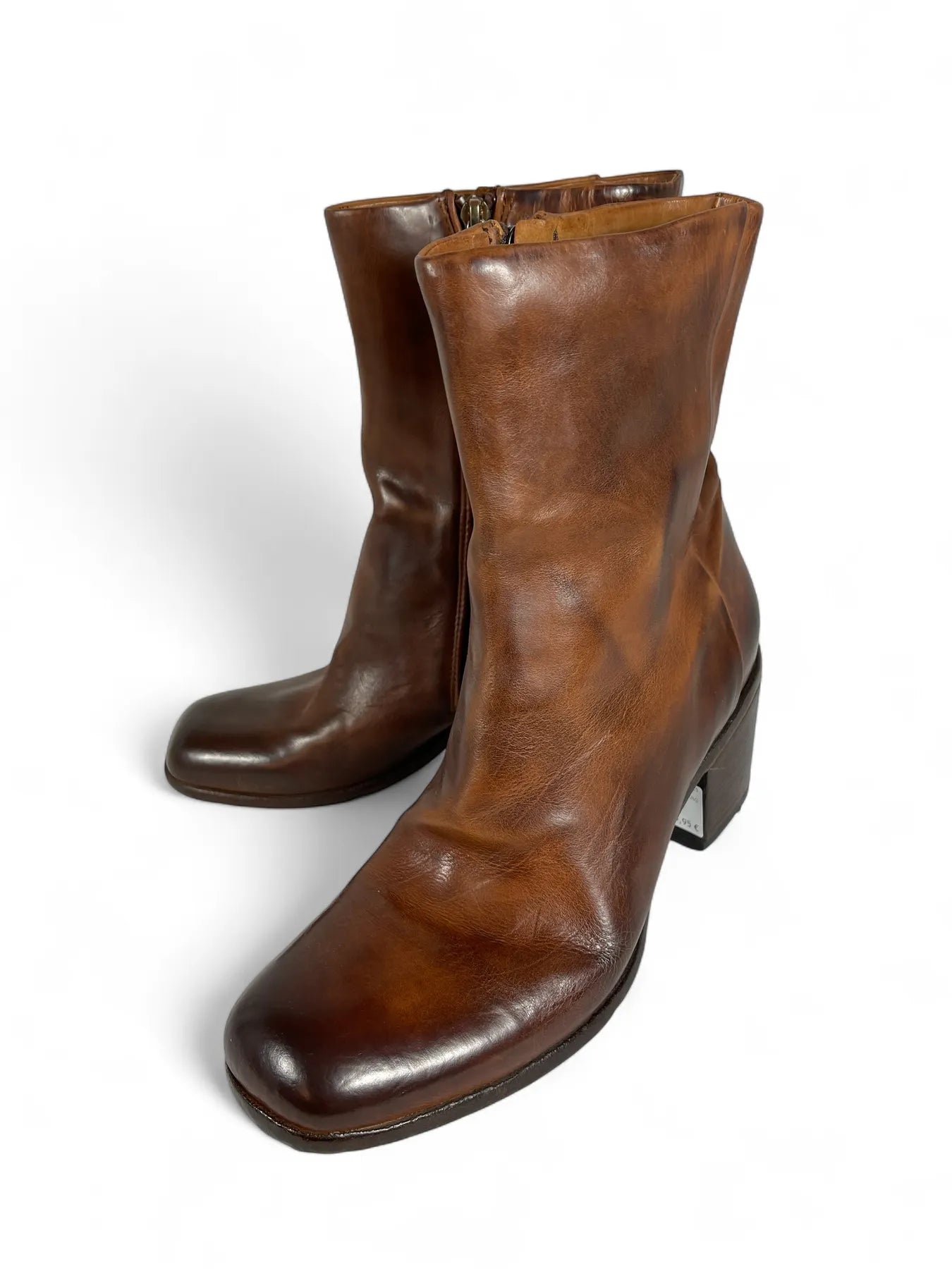 LEMARGO IO02A SERRANO Damen Leder Stiefelette Cognac.